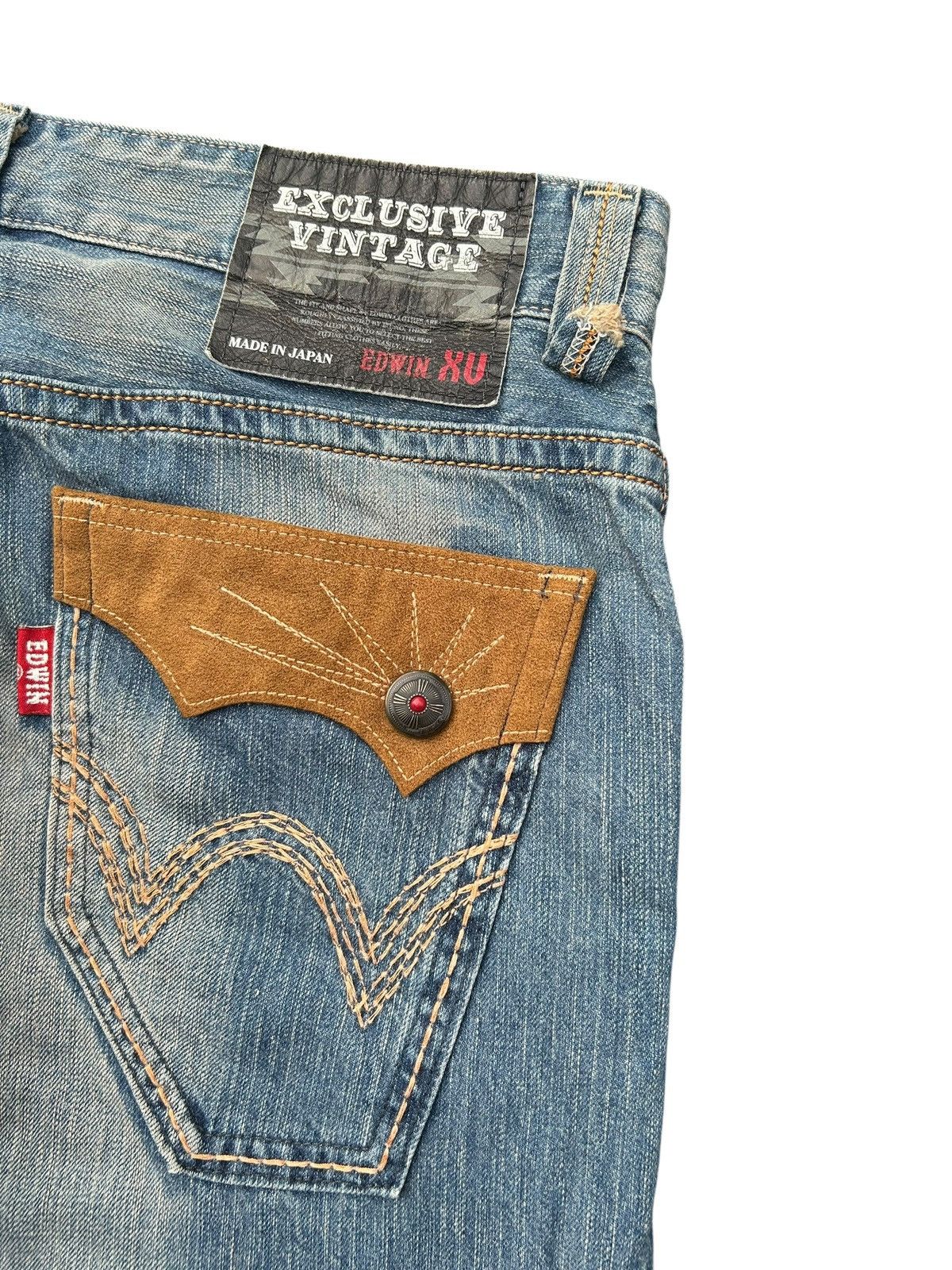 Vintage Edwin Navajo Faded Rusty Mudwash Denim Jeans ☠️🎌