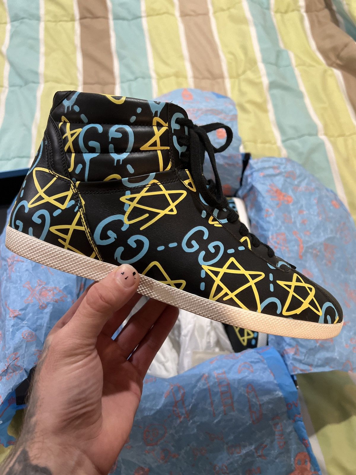 Gucci Gucci Ghost sneakers Size US 9.5 / EU 42-43 - 12 Thumbnail