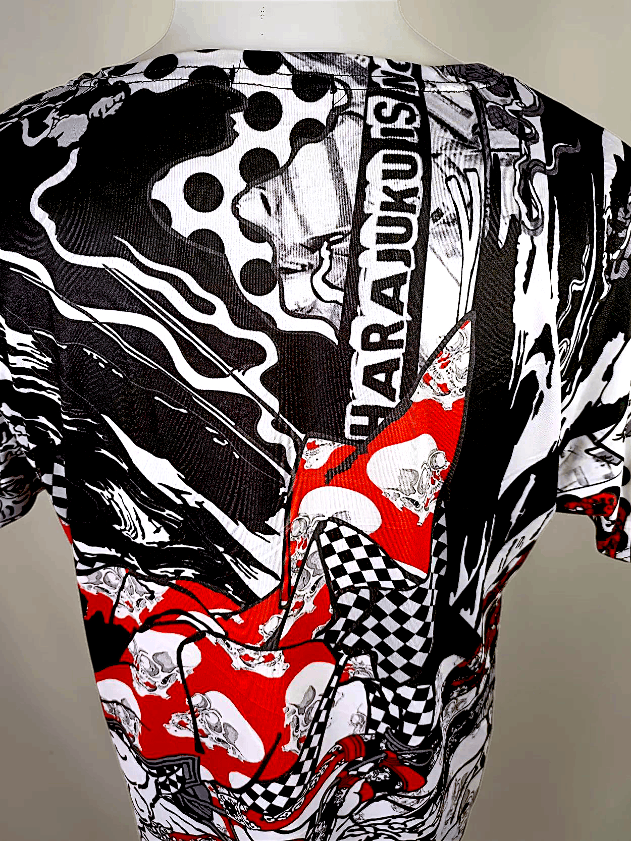 Japanese Brand VINTAGE ACDC RAG Samurai Harajuku Is Not Dead Full print Size US L / EU 52-54 / 3 - 13 Thumbnail