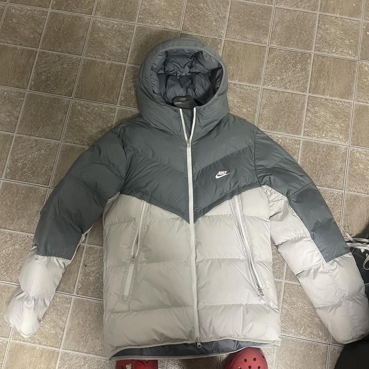 Nike sportswear puffer jacket Gray