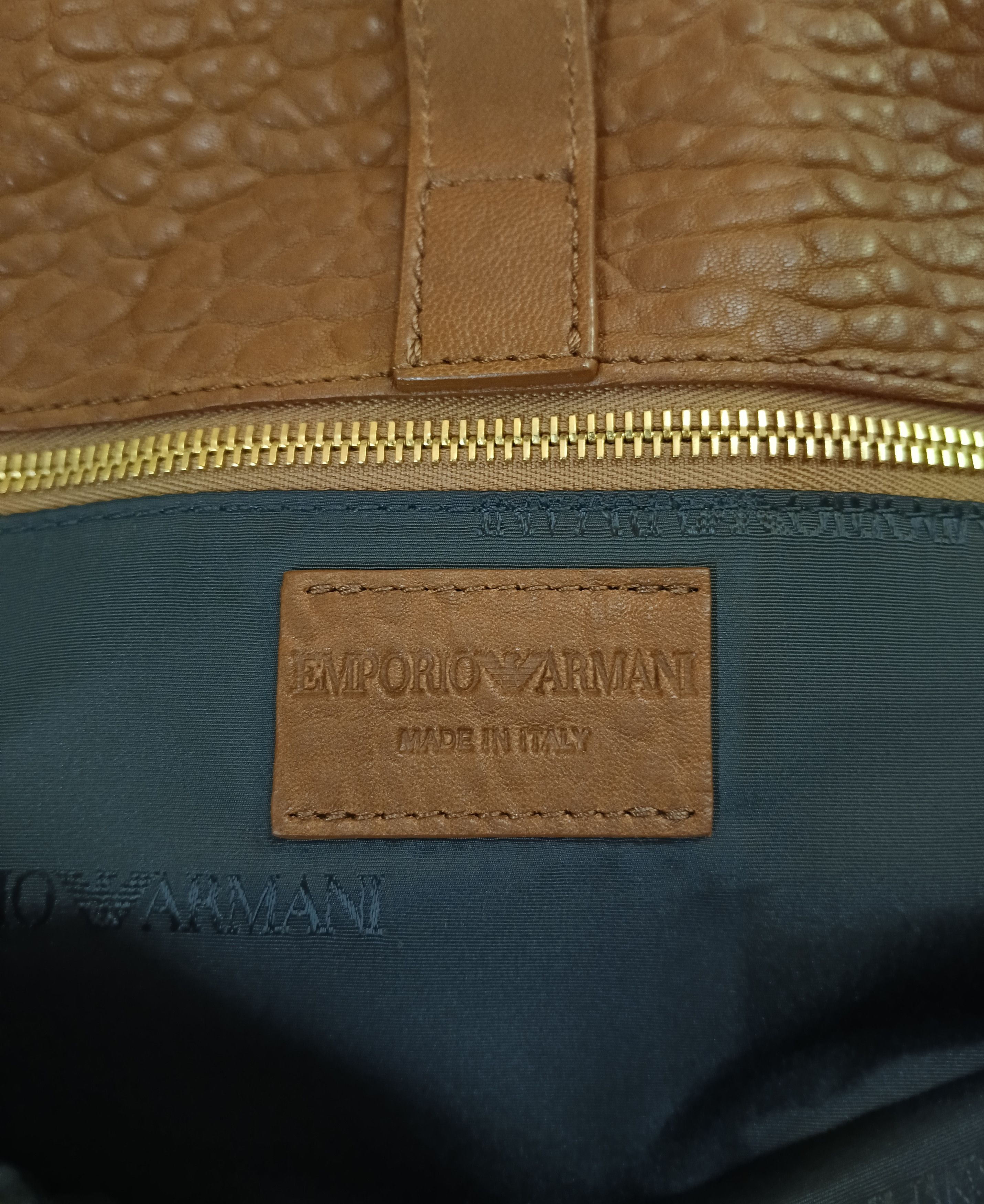Emporio Armani EMPORIO ARMANI LEATHER MESSENGER Size ONE SIZE - 9 Thumbnail