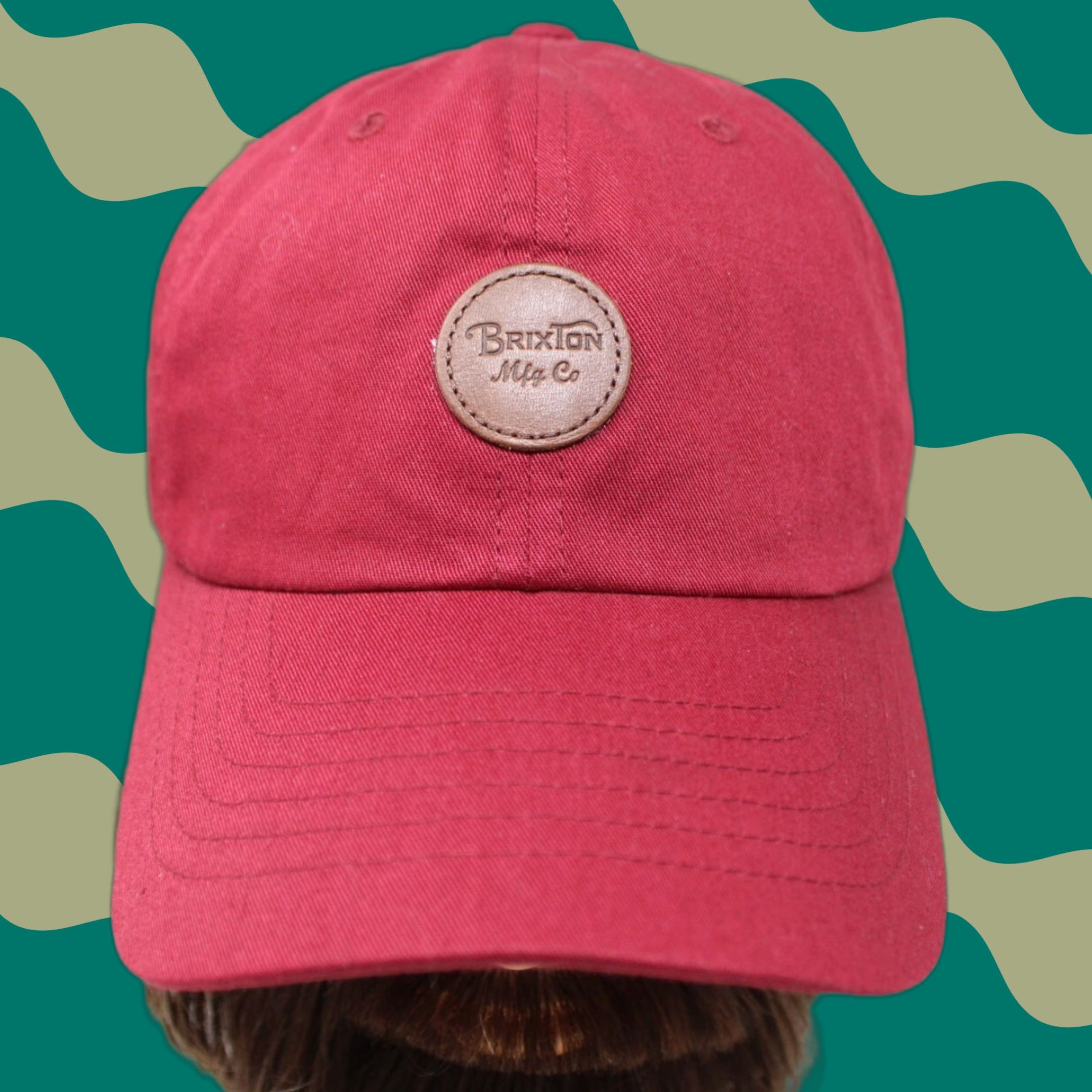 Brixton Brixton Hat Baseball Cap Adult Adjustable Red Cotton/Polyester OSFM Mens VINTAGE? Size ONE SIZE - 1 Thumbnail