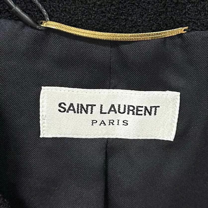 Saint Laurent Paris Saint Laurent Women's Silver Heart Button Tweed Jacket 40 Size S / US 4 / IT 40 - 5 Thumbnail