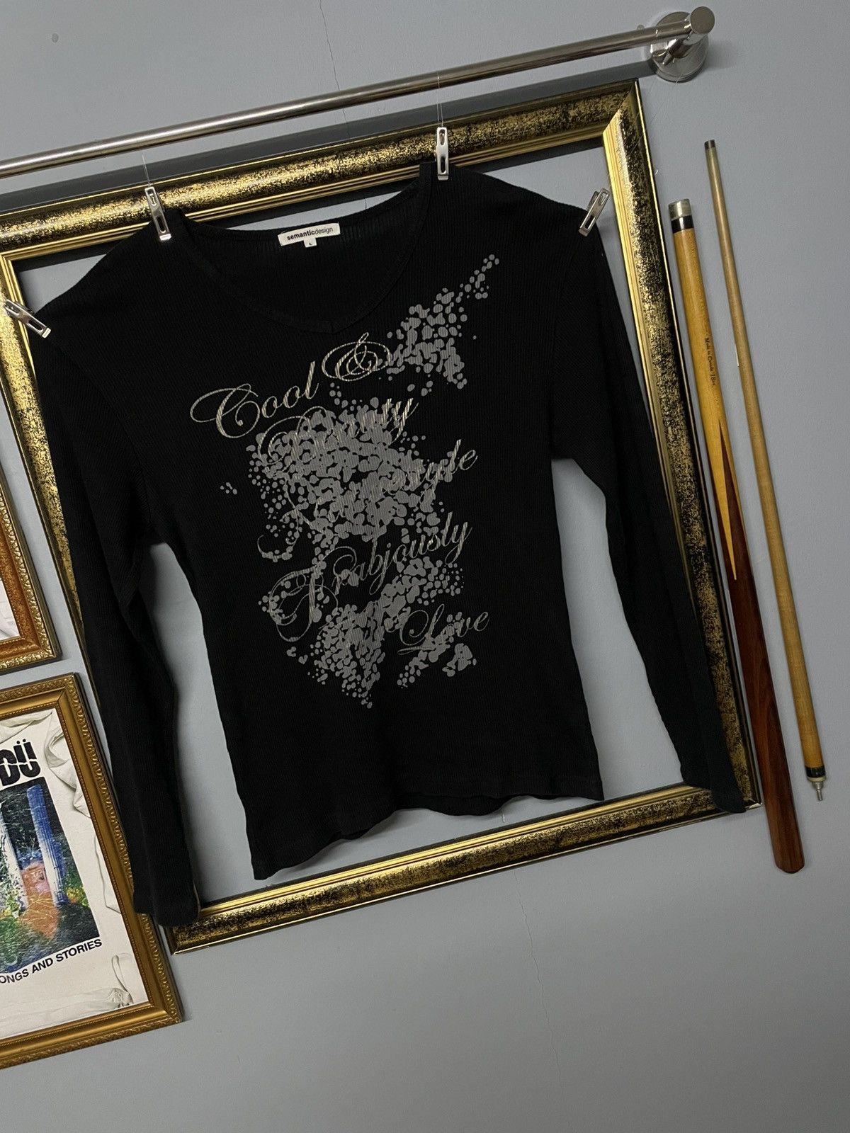 semanticdesign Vintage 1990s Japan Designer Semantic Design Poem Longsleeve Size US S / EU 44-46 / 1 - 2 Thumbnail