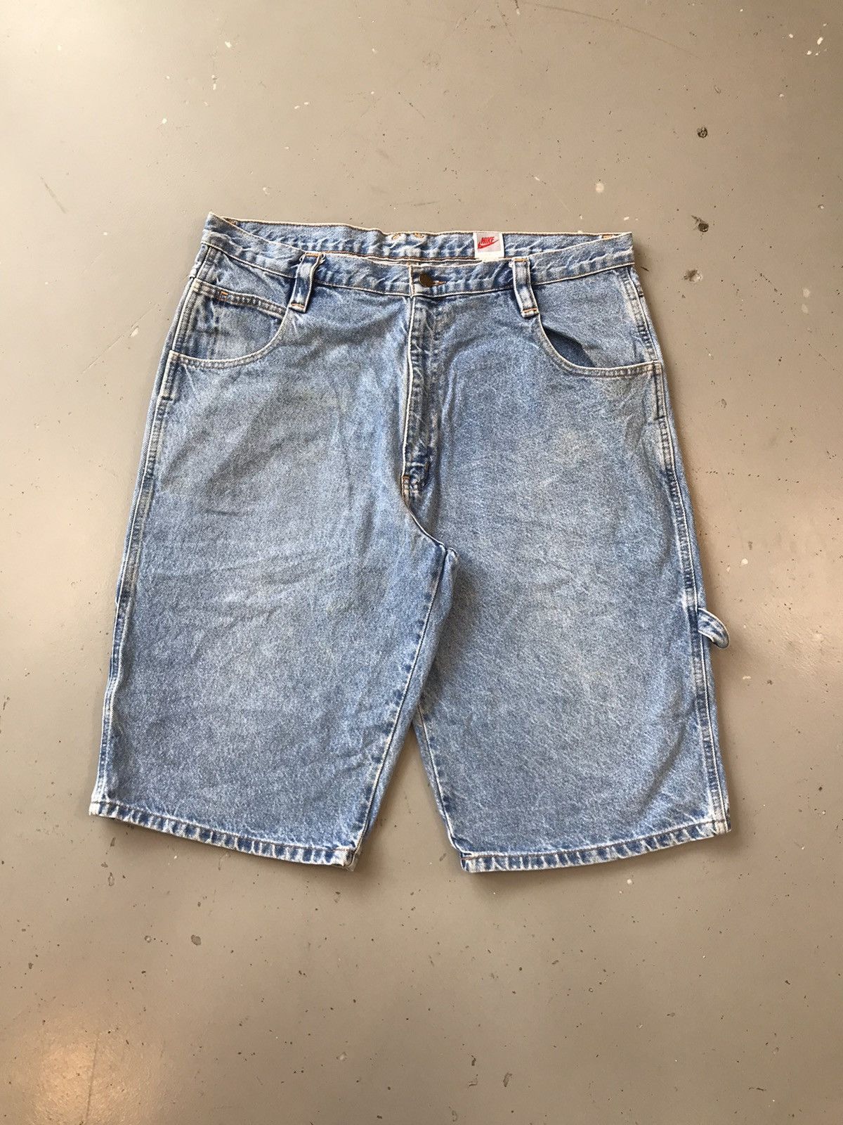 Vintage Nike big pocket carpenter skater denim jort