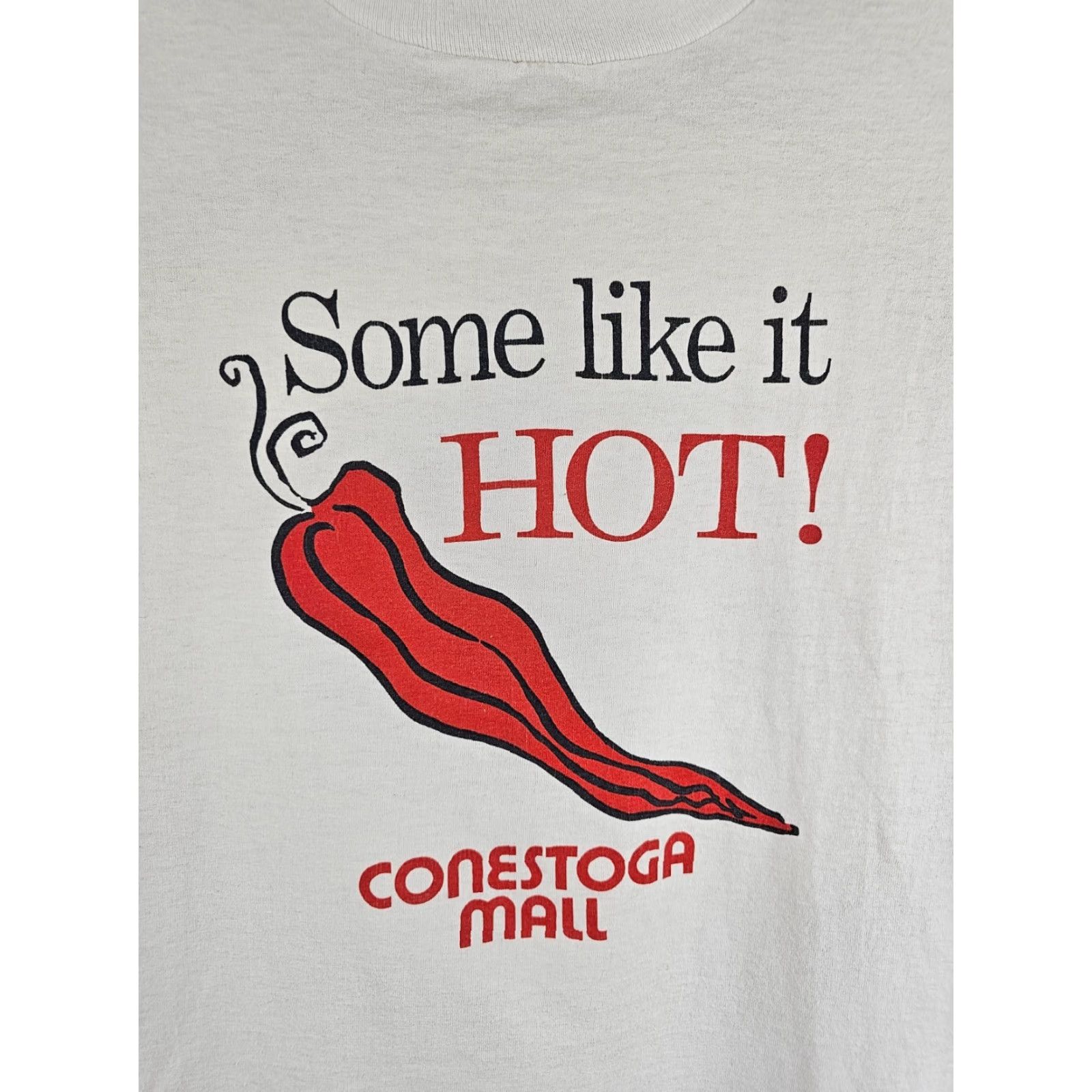 SOMET VINTAGE 90' SOME LIKE IT HOT SINGLE STITCH 50/50 WHITE T-SHIRT XLARGE XS? Size US XL / EU 56 / 4 - 2 Thumbnail