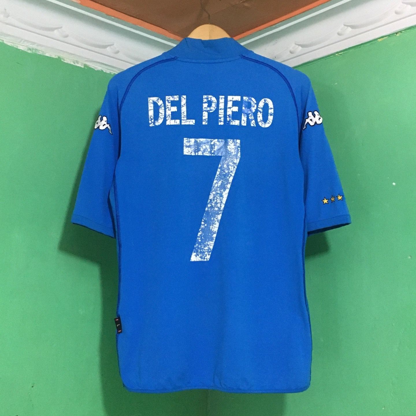 Kappa Jersey Italy Home 2002/2003 Del Piero Size US L / EU 52-54 / 3 - 2 Thumbnail