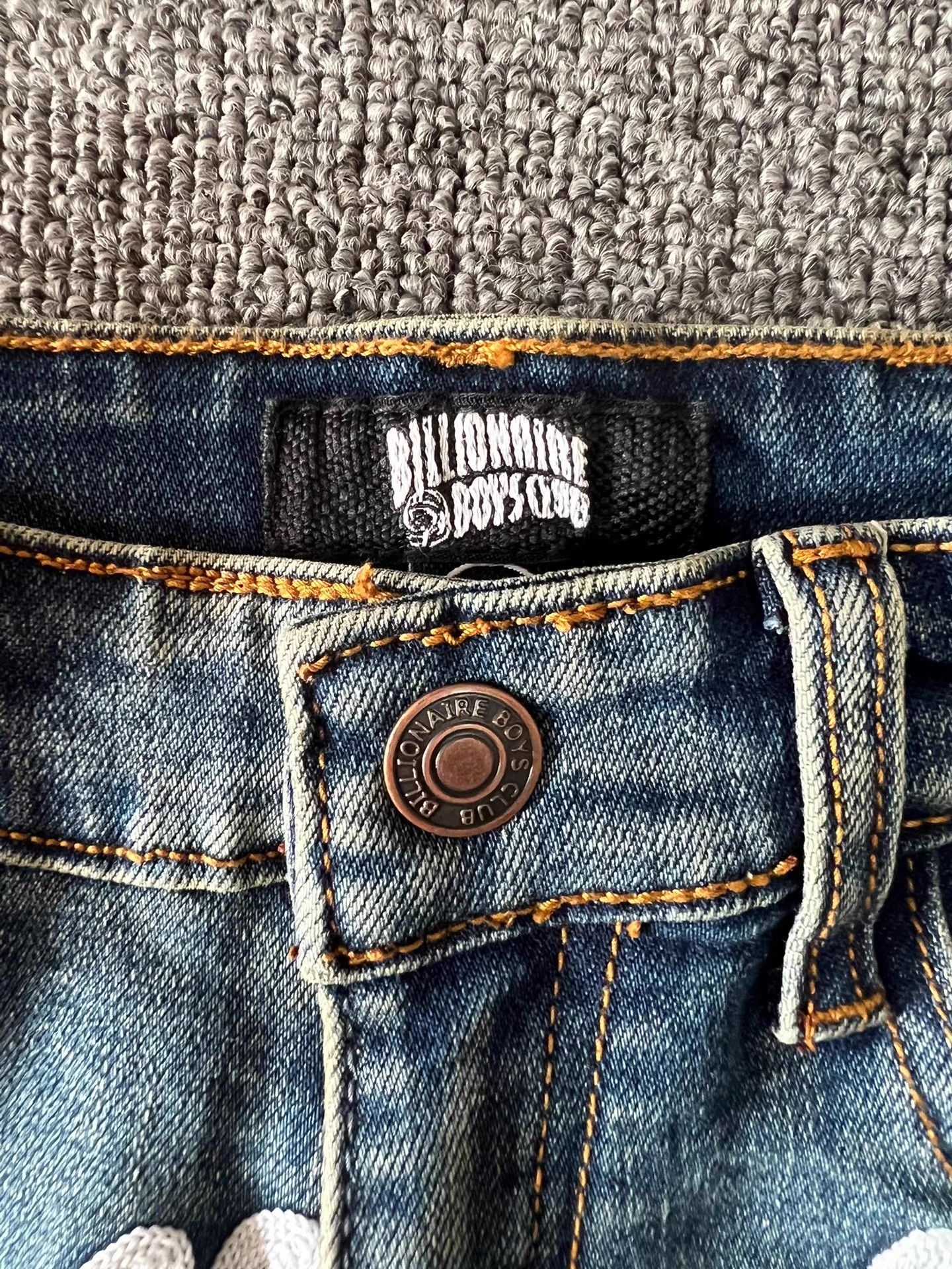 Billionaire Boys Club BBC KIDS Children's Washed Brushed Distressed Jeans Q7 Size US 26 / EU 42 - 6 Thumbnail