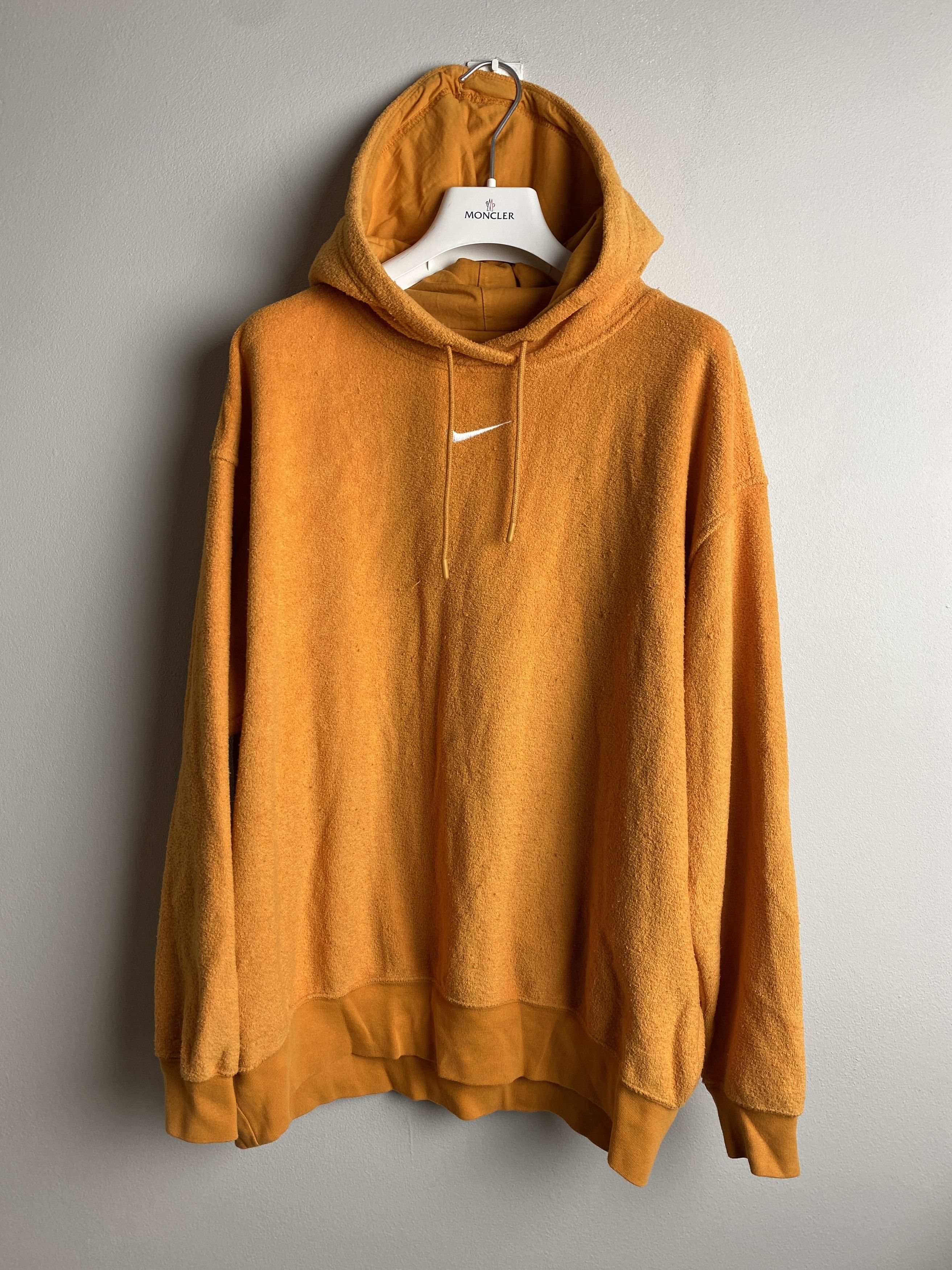 Nike Nike center swoosh towelling hoodie skate rap hip hop Size US S / EU 44-46 / 1 - 1 Thumbnail