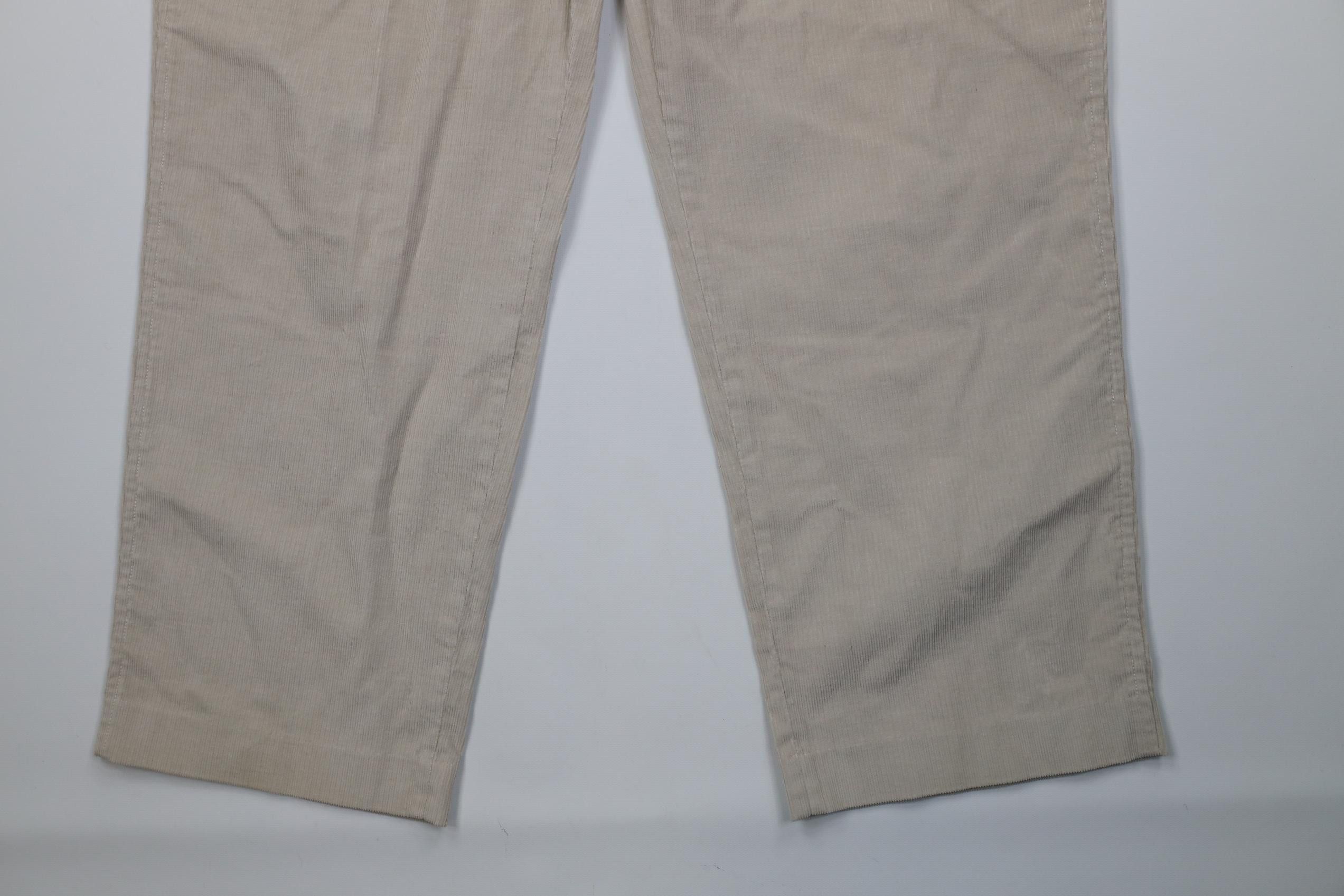 Lands' End Vintage 90s Lands End Wide Leg Chino Pants Stone USA Size US 36 / EU 52 - 4 Thumbnail