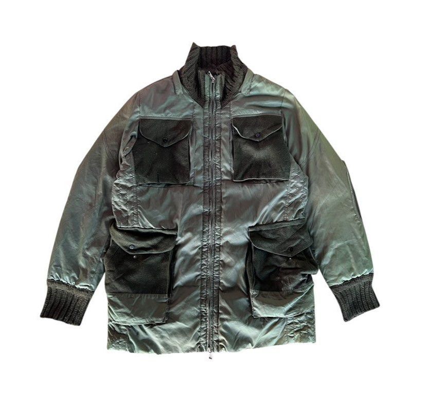Moncler Vintage MONCLER Parka Heavy Sunfaded Jacket Size US M / EU 48-50 / 2 - 2 Thumbnail