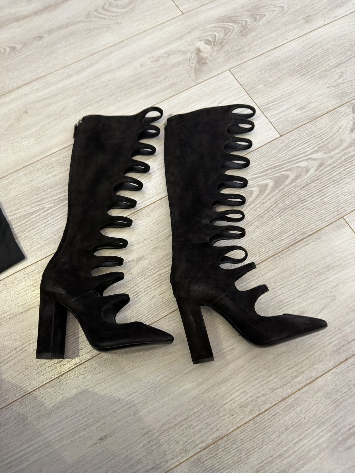 Saint Laurent Paris Saint laurent high boot avantgarde Size US 6.5 / IT 36.5 - 13 Thumbnail