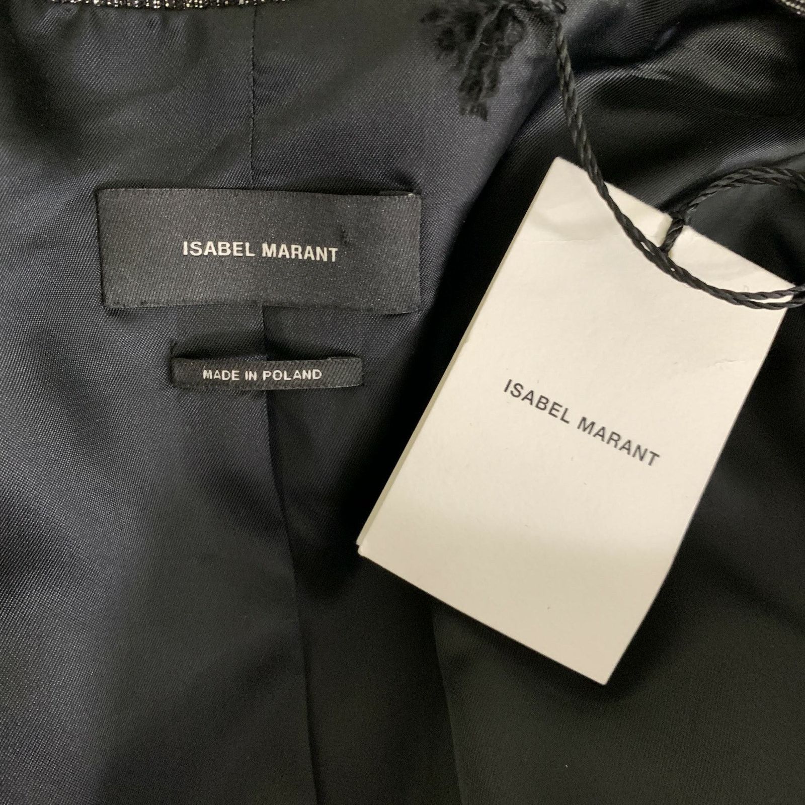 Isabel Marant ISABEL MARANT Size 2 Black Silver Viscose Polyester Jacket Size XS / US 0-2 / IT 36-38 - 5 Thumbnail