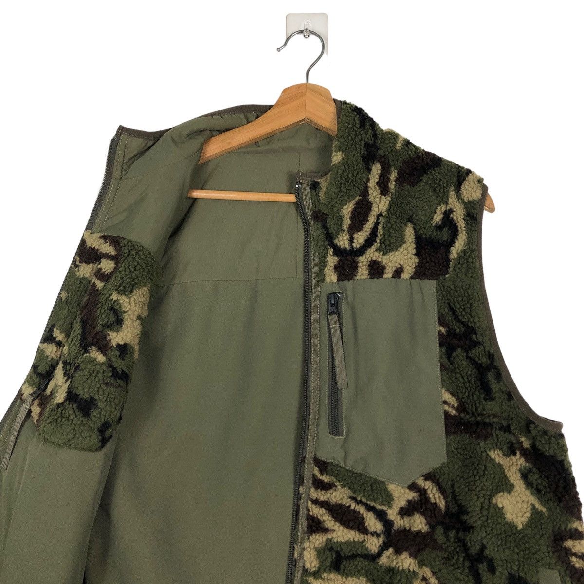 Japanese Brand 🔥Vintage Reversible Vest Jacket Camo Houston Military Size US XL / EU 56 / 4 - 12 Thumbnail