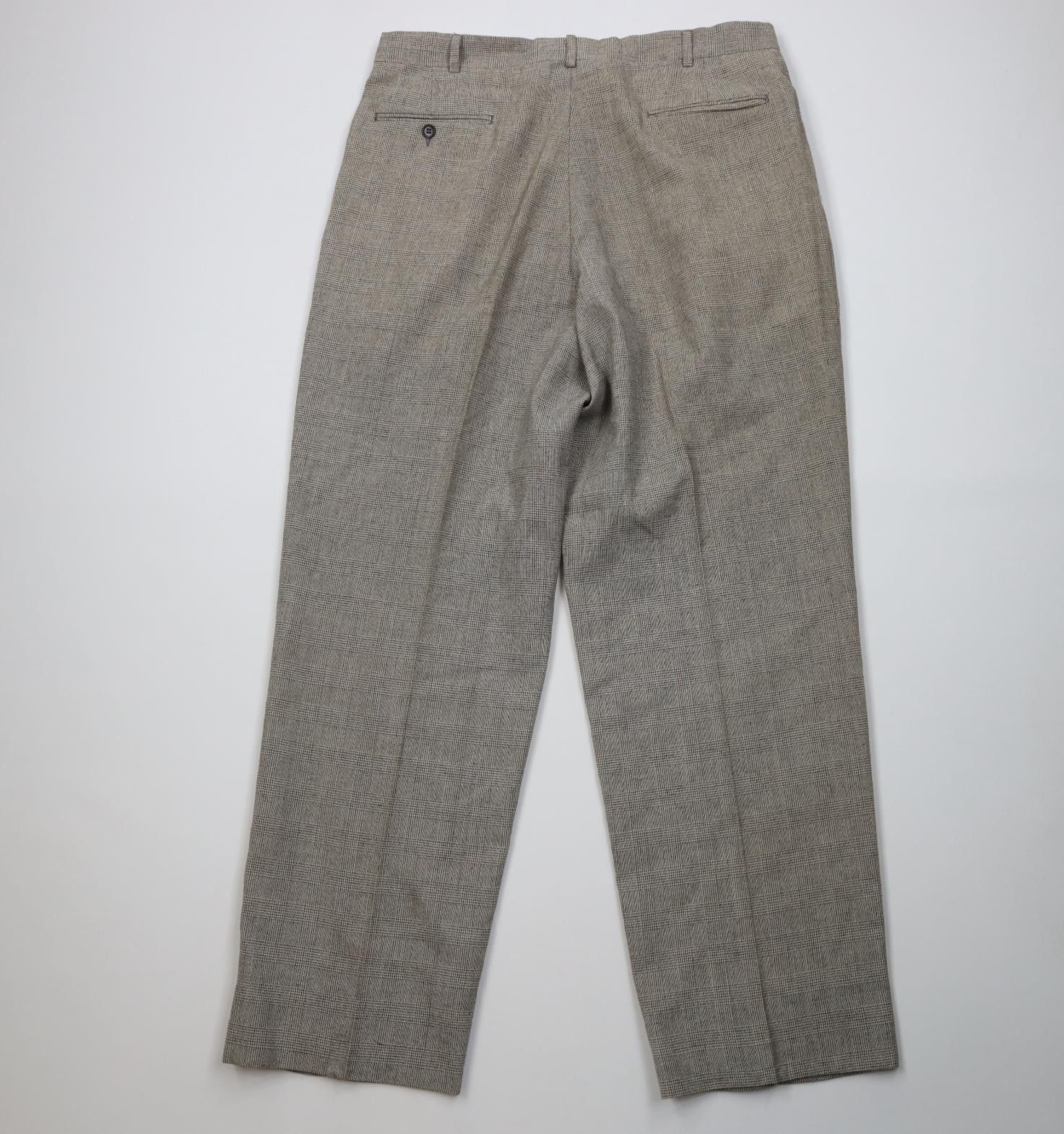 Vintage Vintage 70s Streetwear Houndstooth Wide Leg Chino Pants Size US 36 / EU 52 - 10 Thumbnail