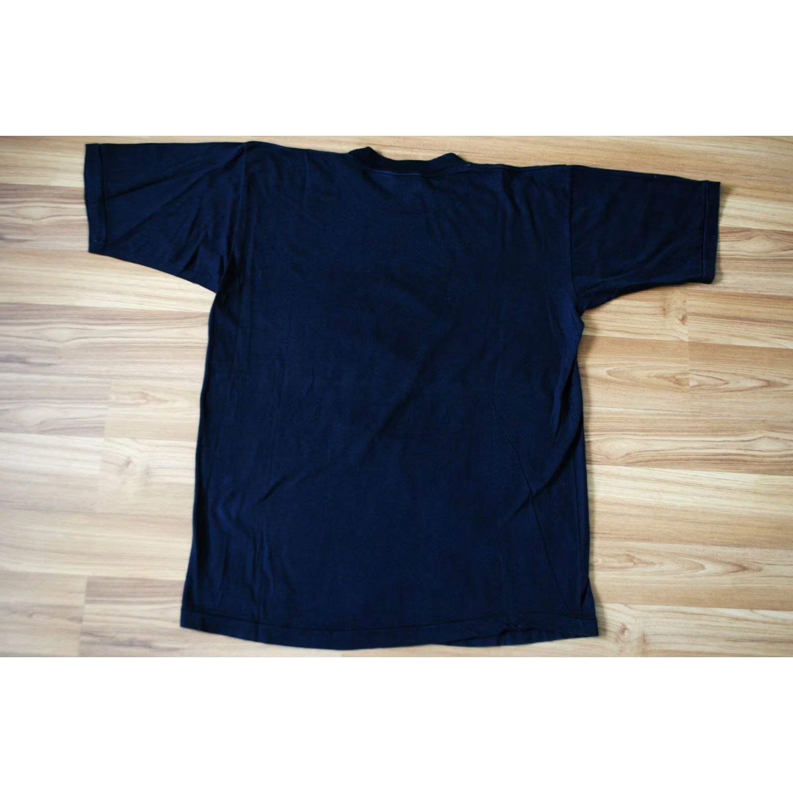 Vintage VINTAGE 3D EMBLEM COW SKULL T-SHIRT XL BLACK Mens T-shirt 100% COTTON 1989 TRINITY PRODUCTS 5 STAR Size US XL / EU 56 / 4 - 6 Thumbnail