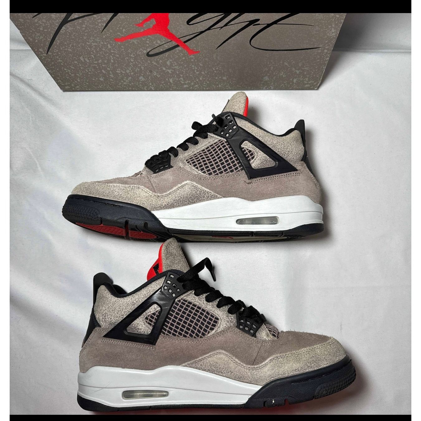 Jordan Brand × Nike Size 9 - Nike Air Jordan 4 Retro Taupe Haze Men's Shoes Size US 9 / EU 42 - 3 Thumbnail
