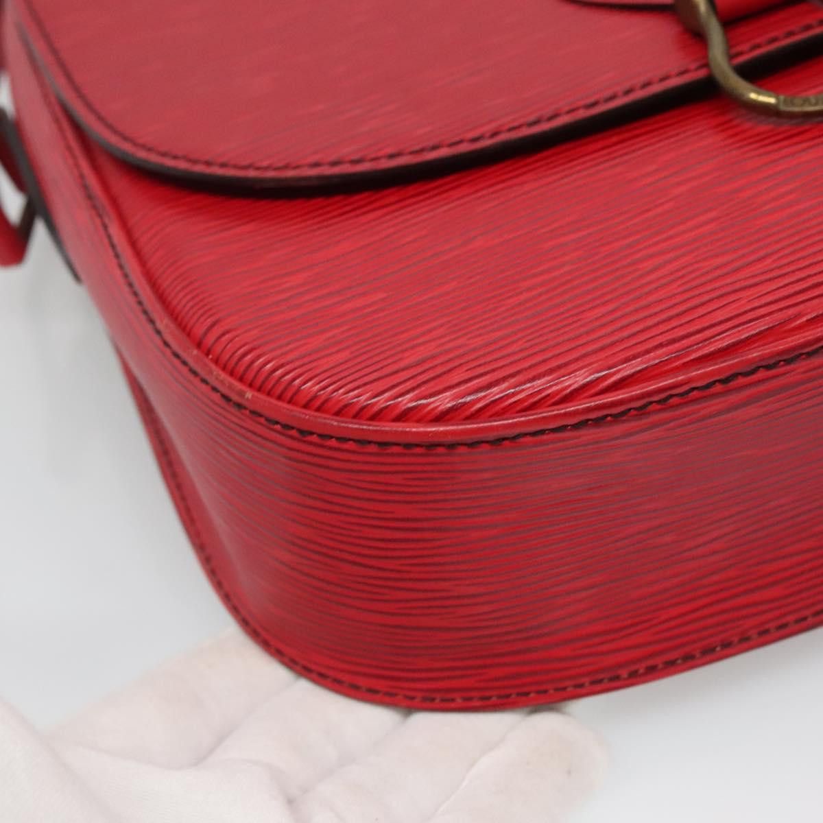 Louis Vuitton LOUIS VUITTON Epi Saint Cloud GM Shoulder Bag Red M52197 Size ONE SIZE - 16 Thumbnail