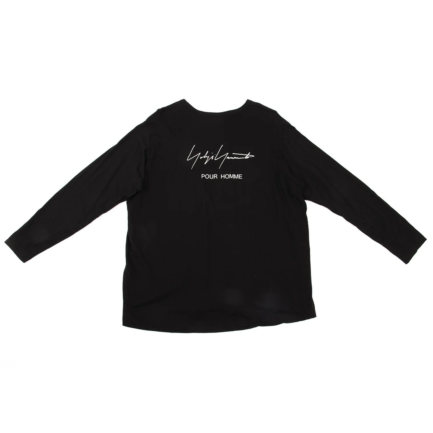 Yohji Yamamoto Yohji Yamamoto Back Logo Print T-Shirt Size US L / EU 52-54 / 3 - 1 Thumbnail
