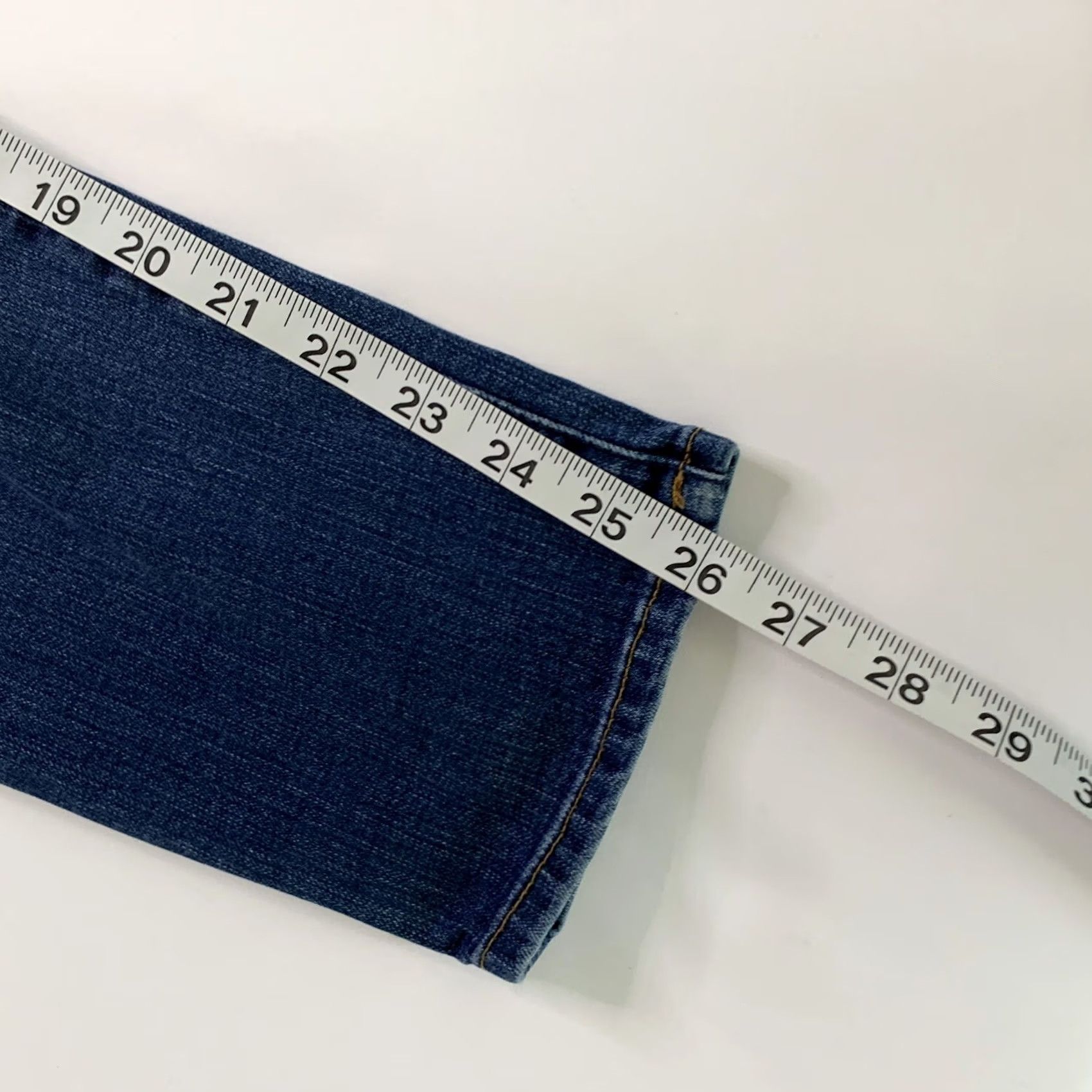 Vintage Chico’s So Slimming Slim Leg Ankle Women’s Jeans 27x26 Approximate Denim Blue 27 in 5-Pocket Design Slimming Jeans Womens Size 27" / US 4 / IT 40 - 6 Thumbnail