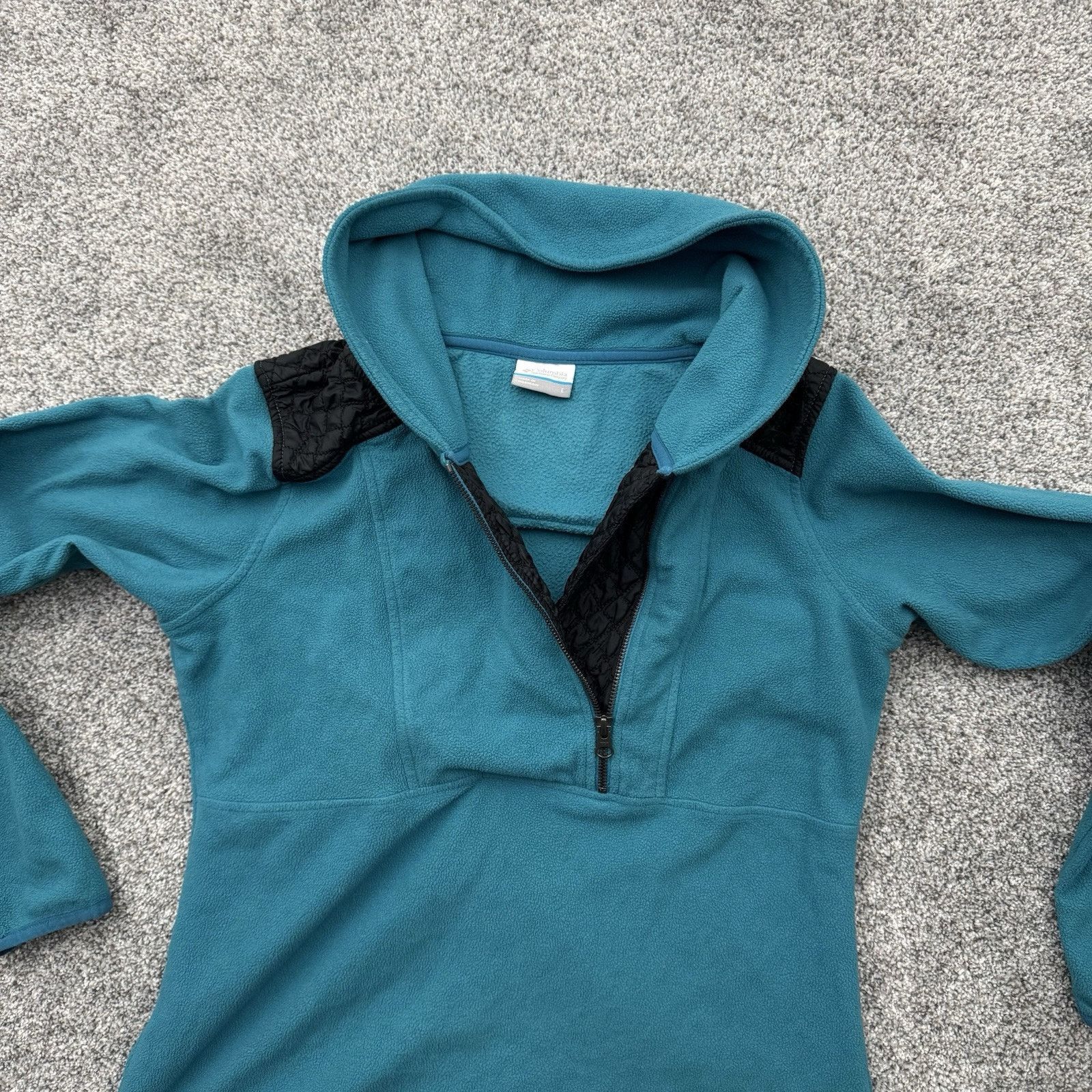 Columbia Columbia Fleece Coat Women Large High Neck Gorpcore Quilted Size L / US 10 / IT 46 - 7 Thumbnail