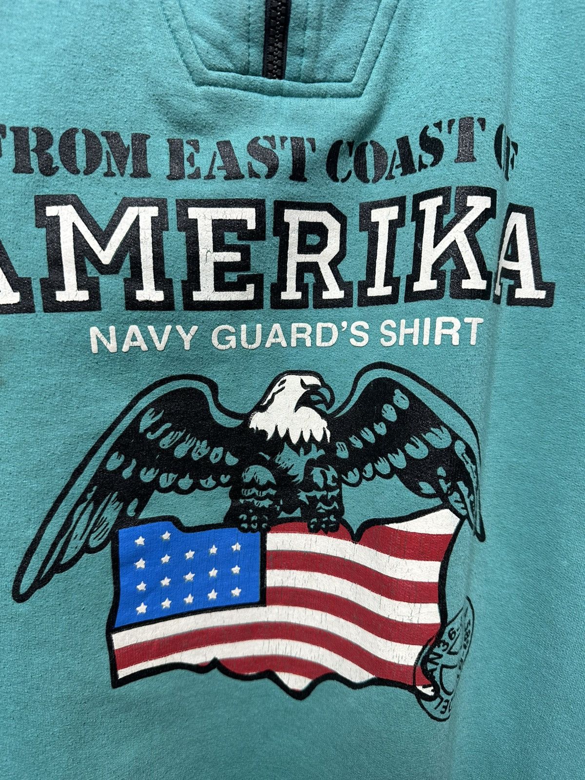 Vintage Hollywood Sport 1992 Vintage USA America navy Guards Rare Size US XL / EU 56 / 4 - 2 Thumbnail