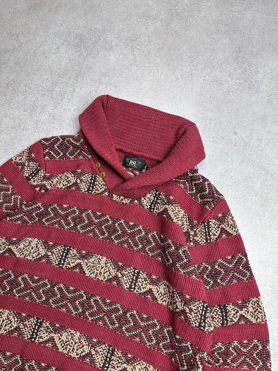 RRL Ralph Lauren NWT VINTAGE RALPH LAUREN RRL HAND KNIT AZTEC SWEATER RARE Size US L / EU 52-54 / 3 - 2 Thumbnail