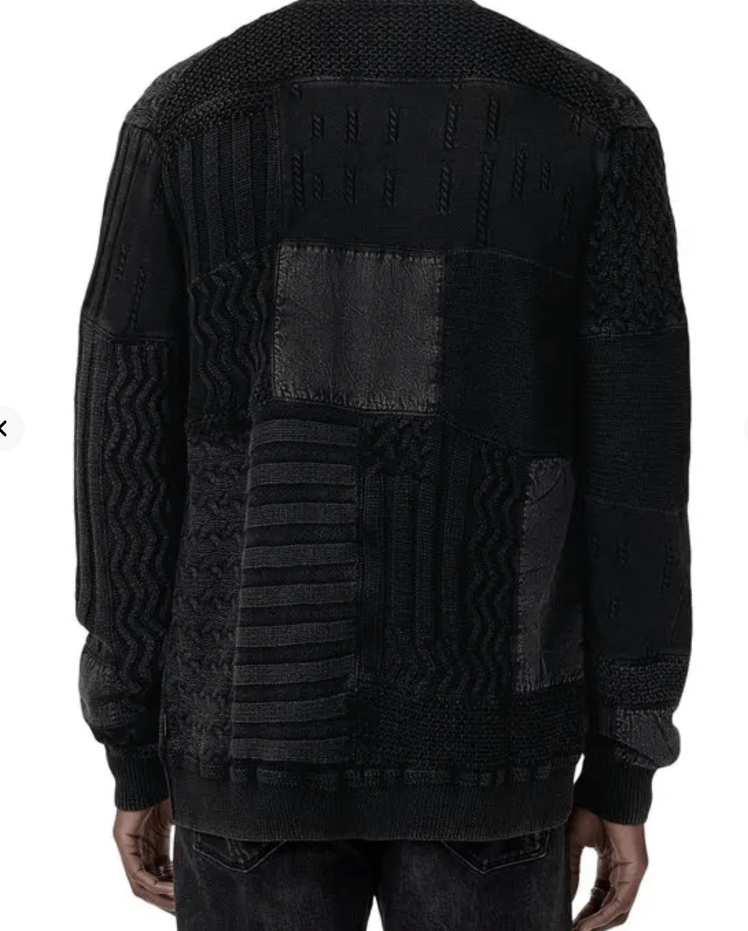 John Varvatos John Varvatos Francis Knit Patchwork Cardigan Size US XXL / EU 58 / 5 - 3 Thumbnail