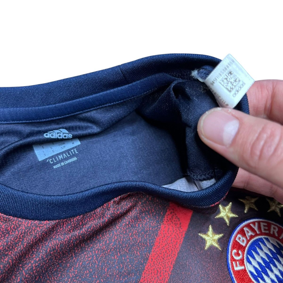 Adidas 2017 FC Bayern Munich Adidas Training Soccer Football Jersey Size US S / EU 44-46 / 1 - 5 Thumbnail