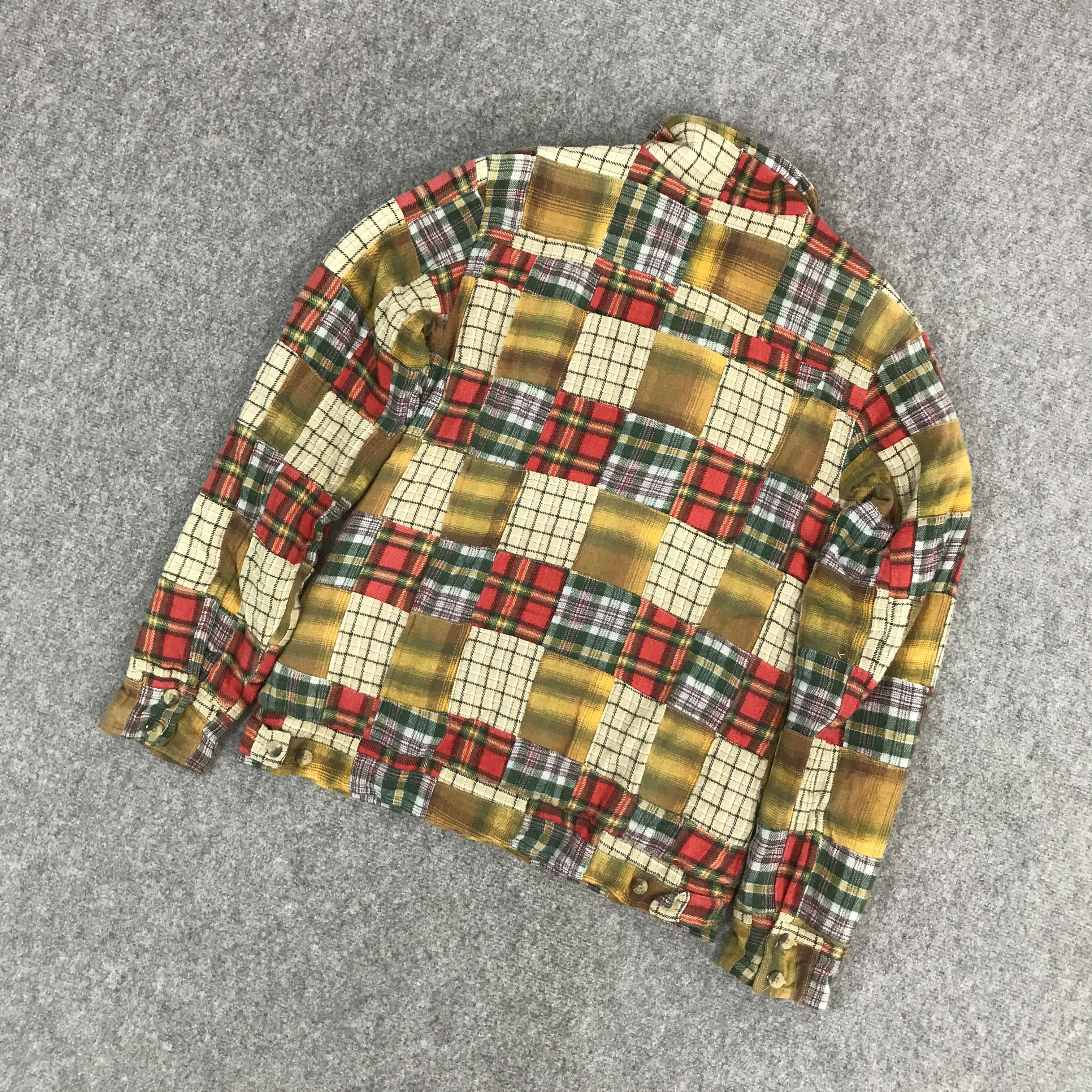 Designer × Japanese Brand JAPANESE BRAND PATCHWORK BUTTON UP JACKET Size US M / EU 48-50 / 2 - 6 Thumbnail