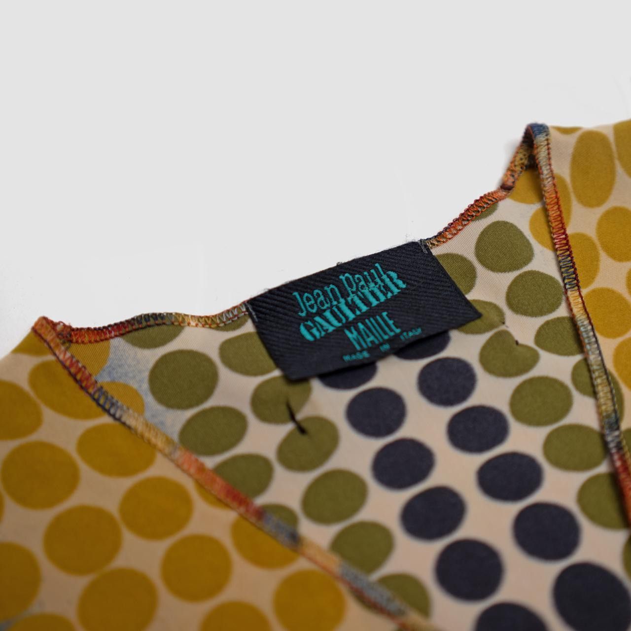 Jean Paul Gaultier fall 1995 Cyber Dot Mustard Yellow Tank Size US S / EU 44-46 / 1 - 5 Thumbnail