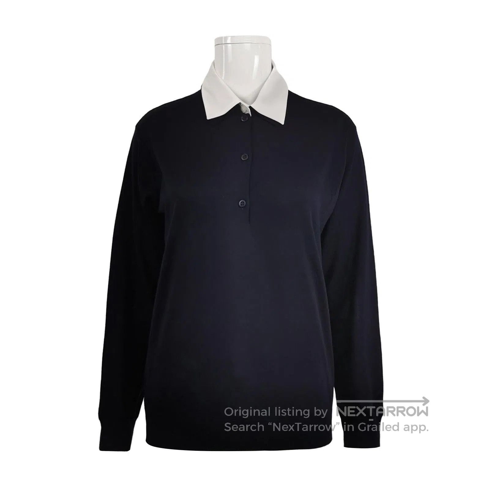 Prada Prada Color Block Wool Long Sleeve Knit Top . Size XS / US 0-2 / IT 36-38 - 1 Thumbnail