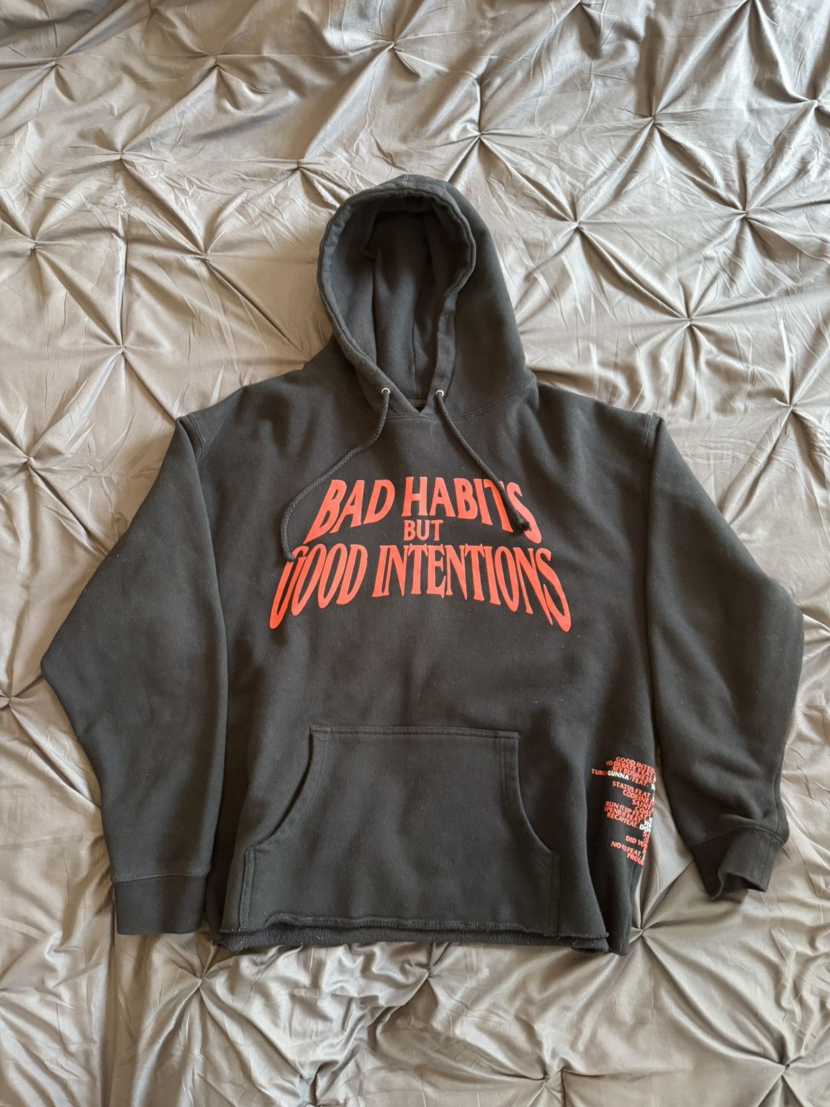 Nav X Vlone Bad Habits Hoodie Size XL