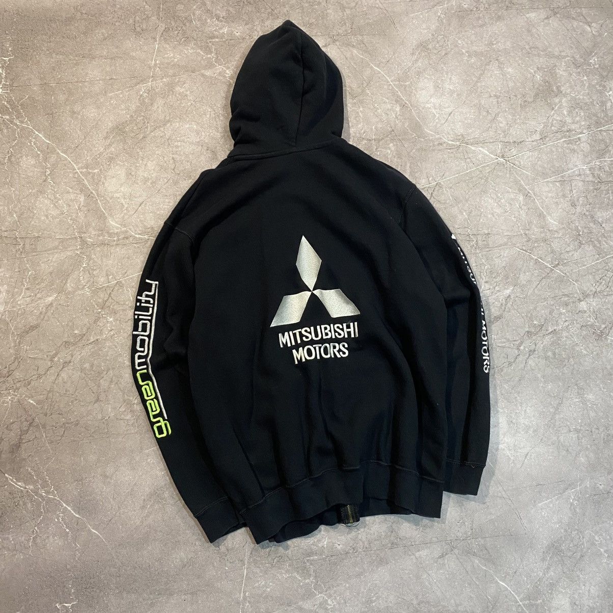 Vintage VINTAGE MITSUBISHI MOTORS ZIP HOODIE BIG LOGO 00s Size US L / EU 52-54 / 3 - 1 Thumbnail