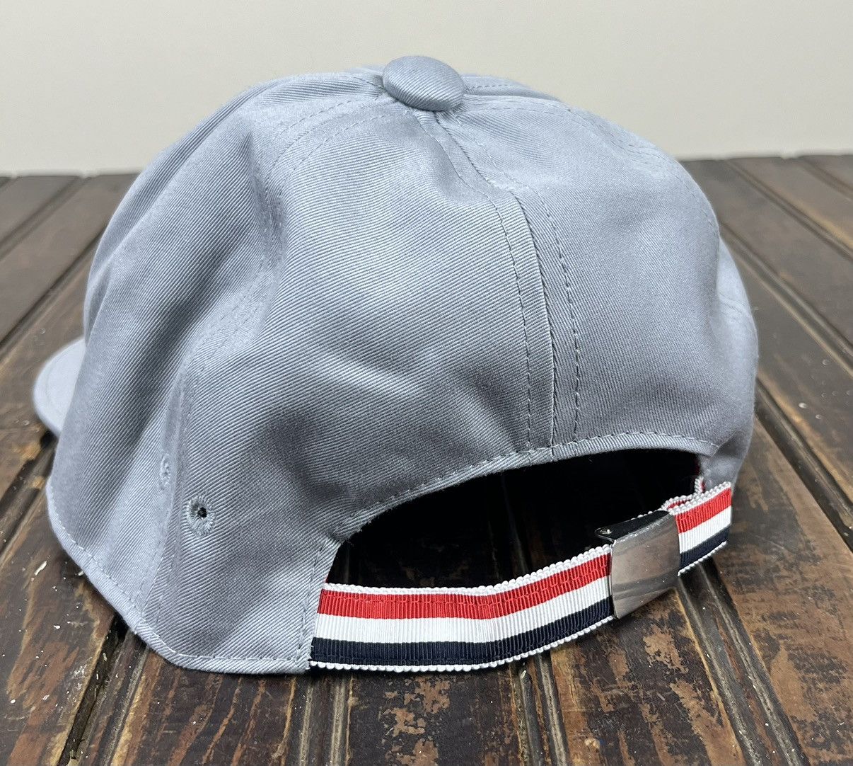 Thom Browne Thom Browne Grey 6-Panel Baseball Cap Size ONE SIZE - 2 Thumbnail
