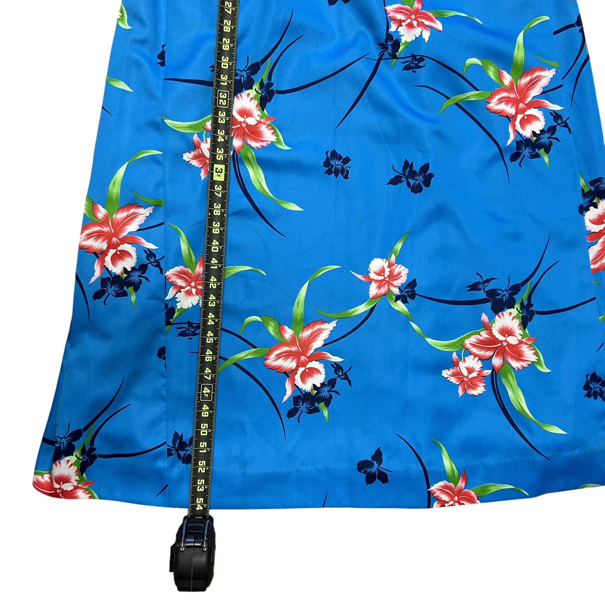 Other 60 70's Hilo Hatties FLORAL Hawaiian Wedding Dress MAXI 14 Size XL / US 12-14 / IT 48-50 - 6 Thumbnail