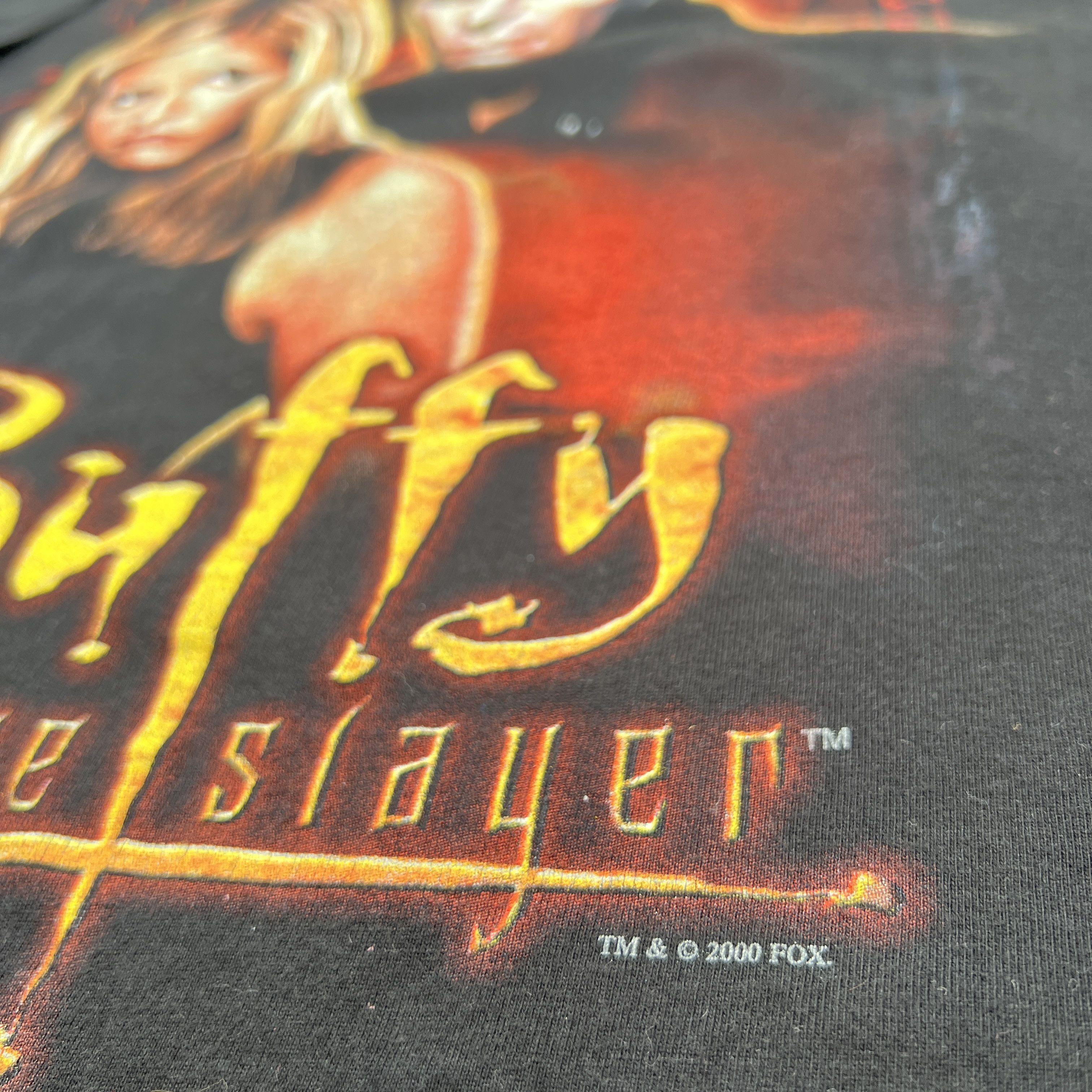 Expert Horror × Vintage Vintage Y2K Buffy The Vampire Slayer Buffy Promo Tee Size US M / EU 48-50 / 2 - 3 Thumbnail