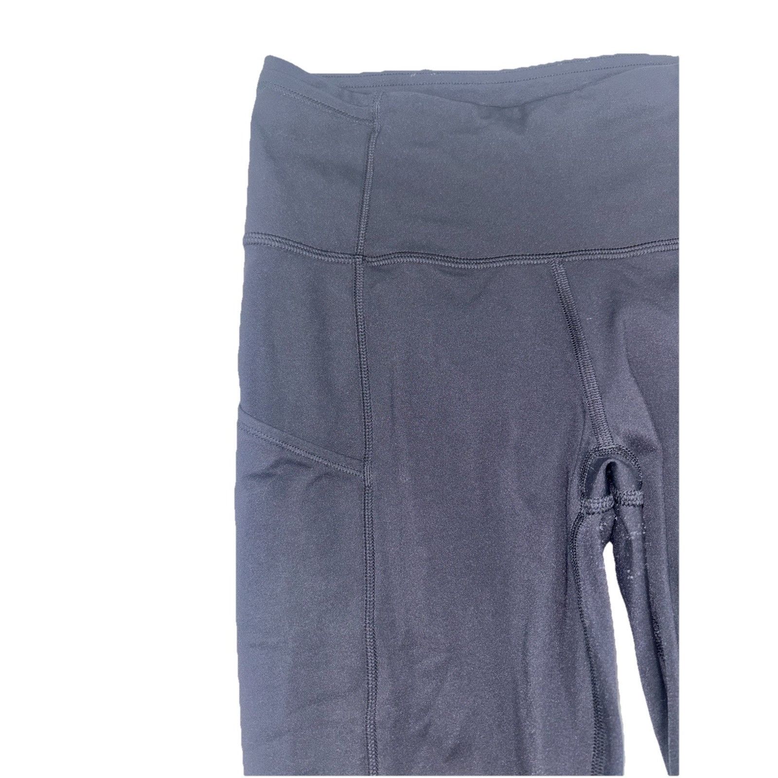 Lululemon Lululemon Women's Leggings Size 4 Black Cropped Pockets Size 27" / US 4 / IT 40 - 3 Thumbnail