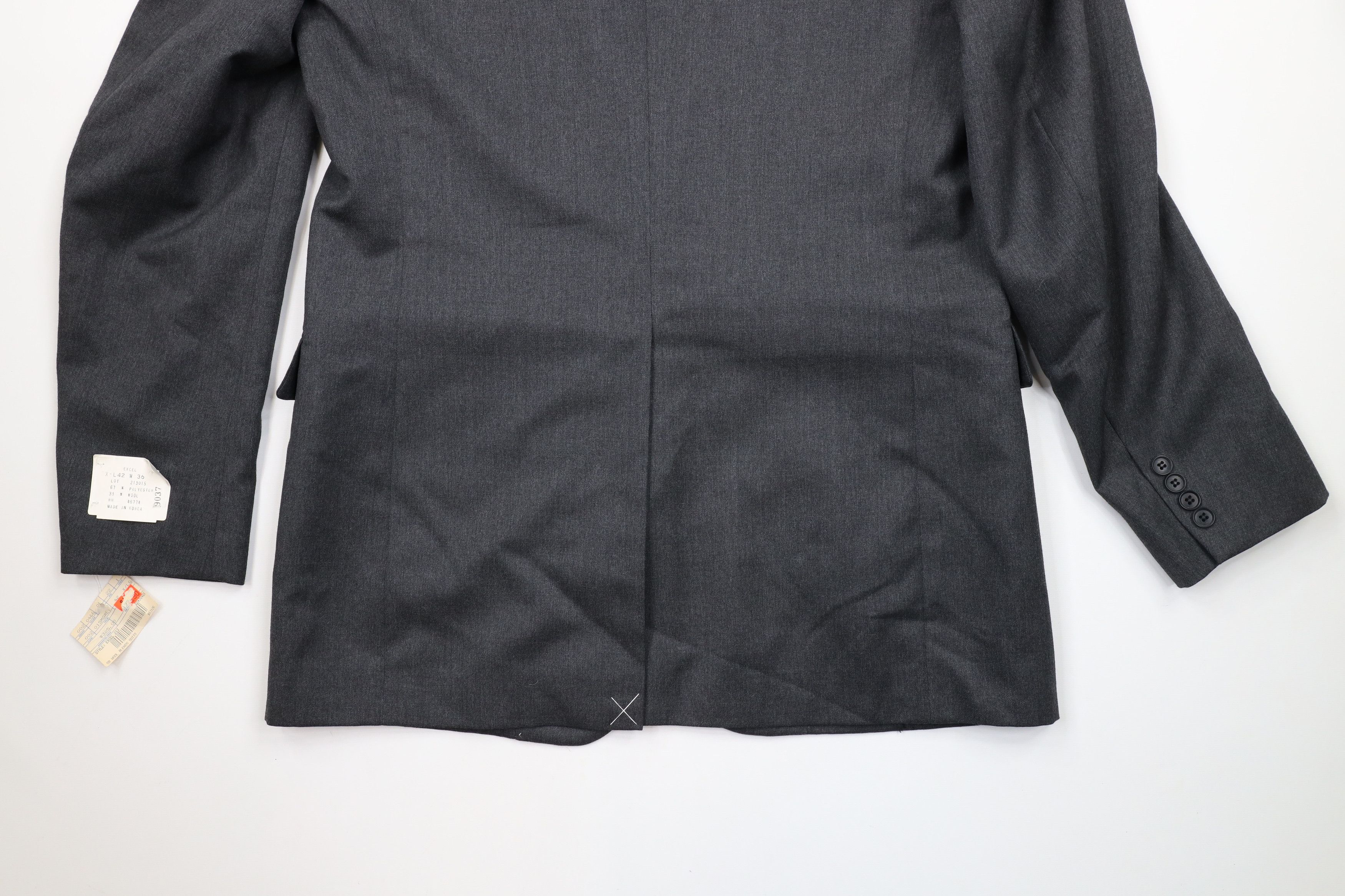 Vintage Deadstock Vintage 90s Streetwear Hand Tailored Wedding Suit Size 42L - 10 Thumbnail