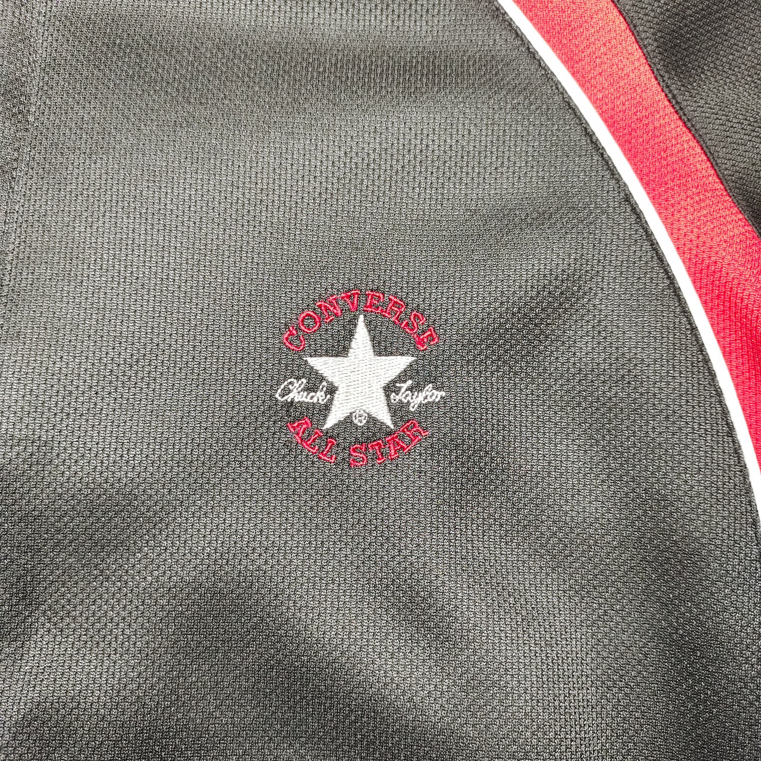 Converse Converse All Star Track Jacket, Black and Red Y2K Sportswear Size US M / EU 48-50 / 2 - 5 Thumbnail