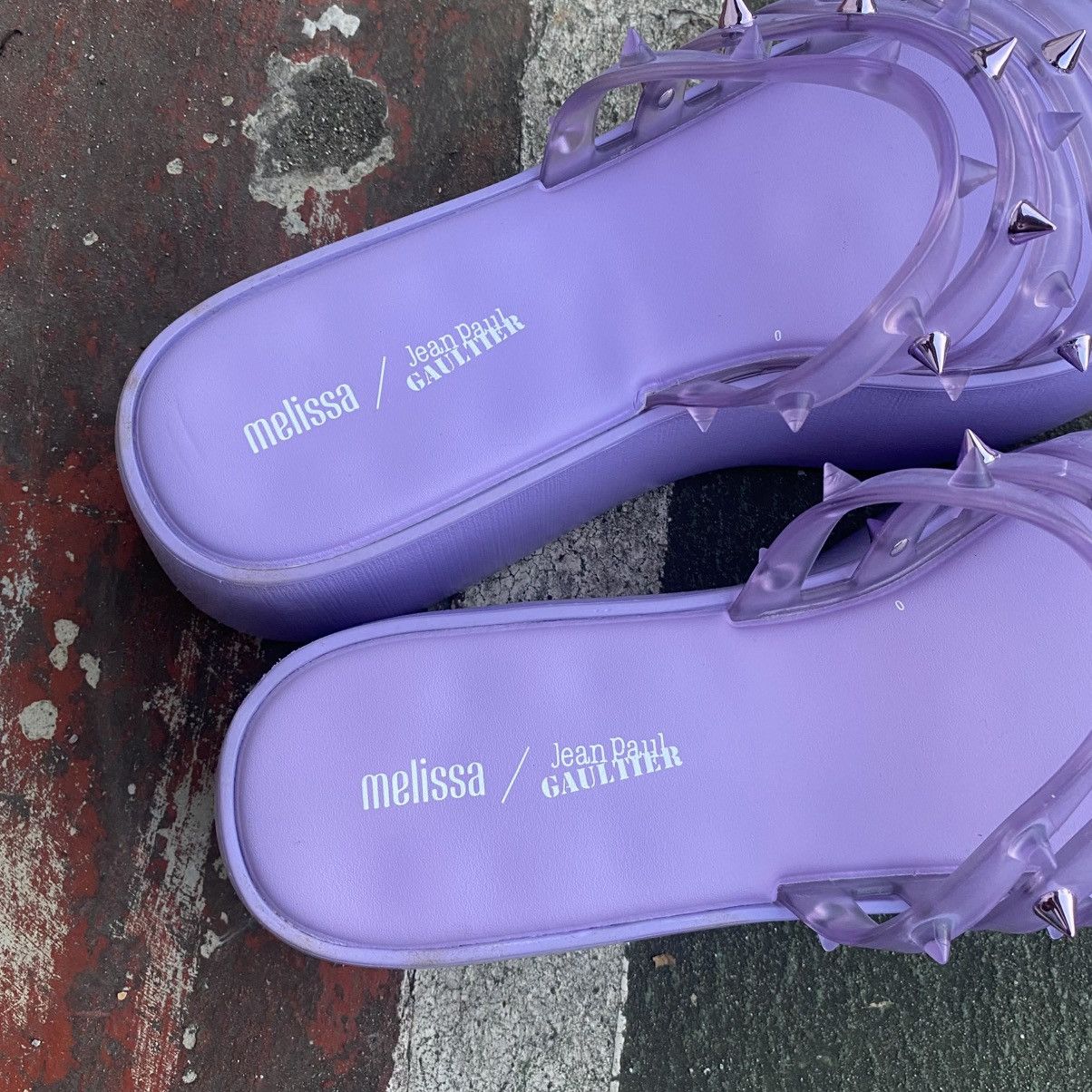 Melissa Melissa becky punk love JPG jean paul gaultier clear lilac Size US 10 / IT 40 - 4 Thumbnail