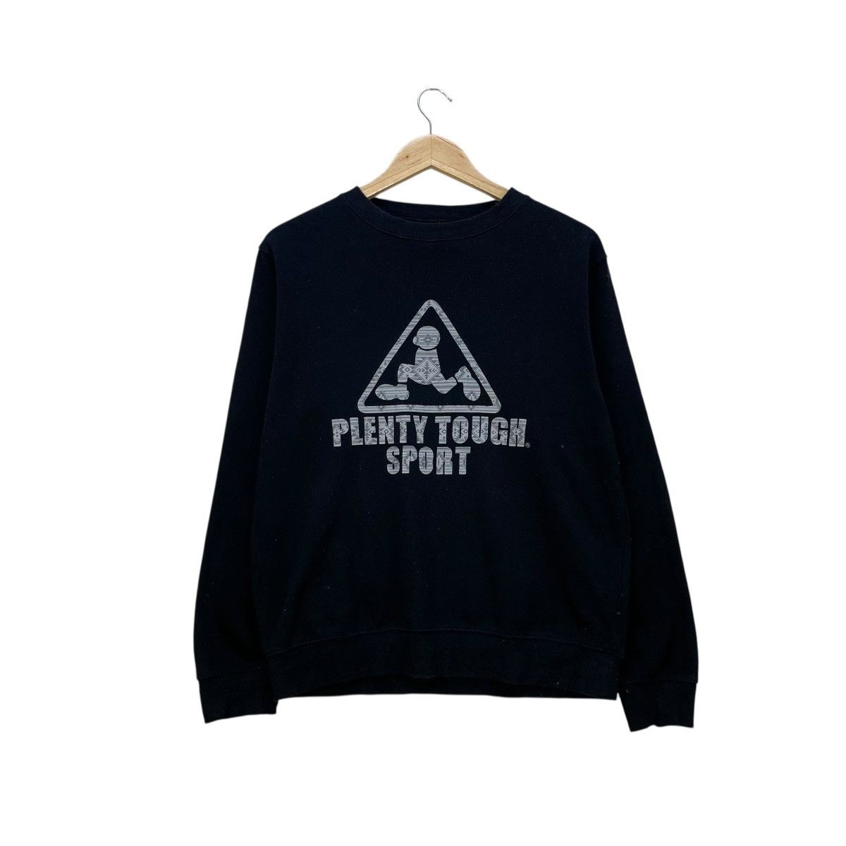 Vintage 💥Vintage Plenty Tough Sport Spellout Big Logo Crewneck Size US M / EU 48-50 / 2 - 1 Thumbnail