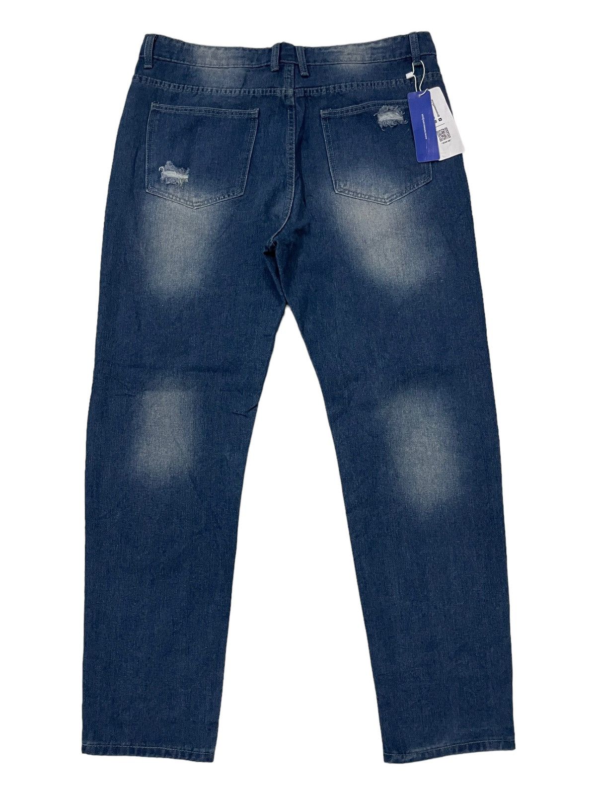 Japanese Brand Japanese Brand Romwe Distressed Denim Jeans Size US 36 / EU 52 - 3 Thumbnail