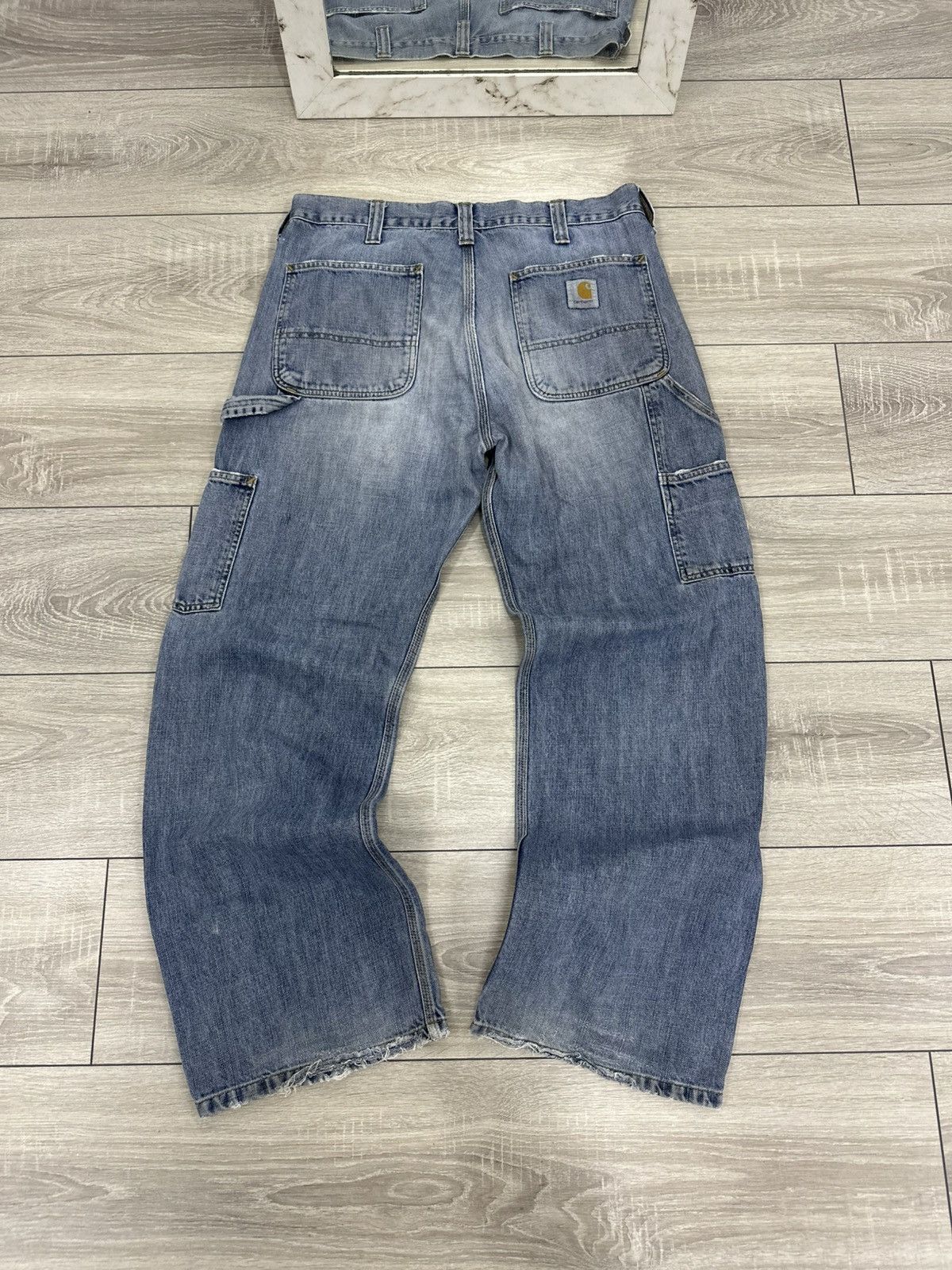 Carhartt Carhartt Vintage 90s Light Carpenter Jeans Y2K Size US 32 / EU 48 - 4 Thumbnail