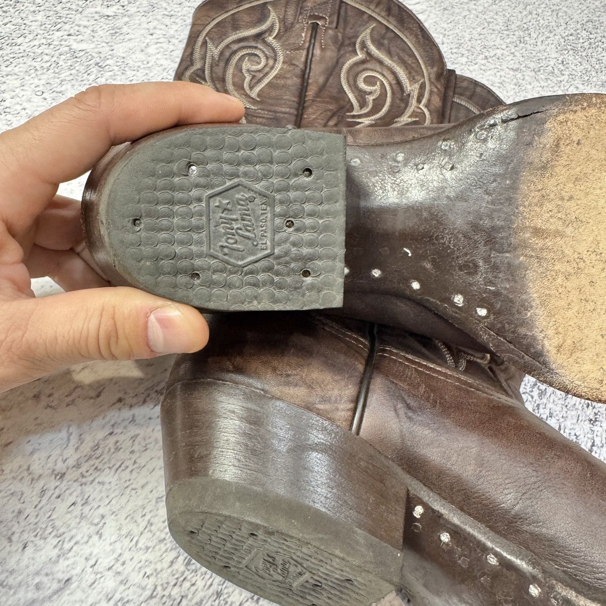 Cowboy Equipment × Handmade × Tony Lama Tony Lama Womens Cowgirl Western Boots US7 UK4 EU37 23cm Size US 7 / IT 37 - 12 Thumbnail