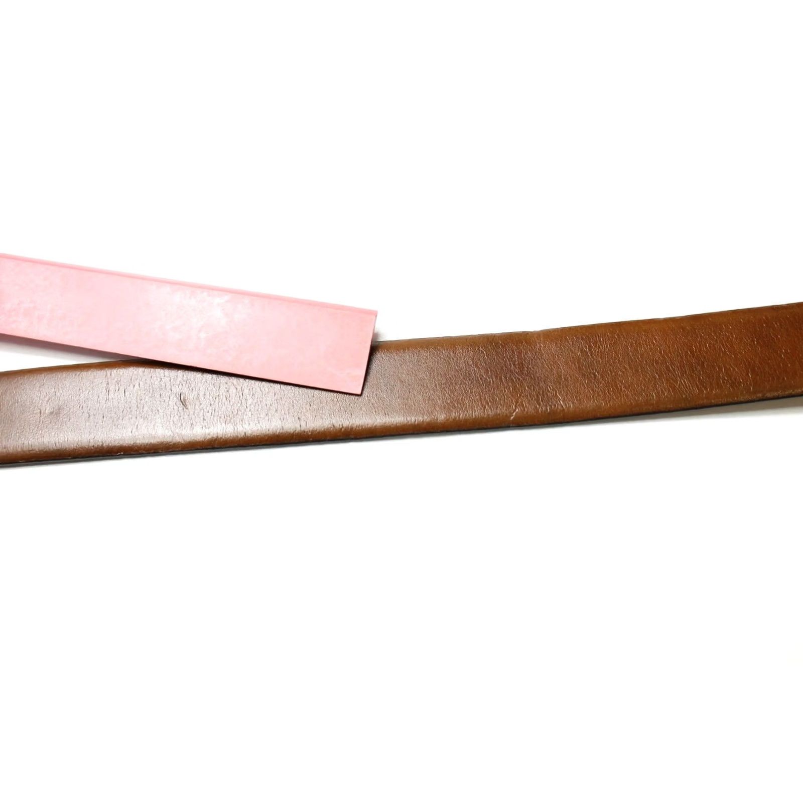 Suitsupply Suitsupply Belt Men's 38/95 Genuine Leather Brown Square Buckle Adjustable Belt Size 38 - 6 Thumbnail