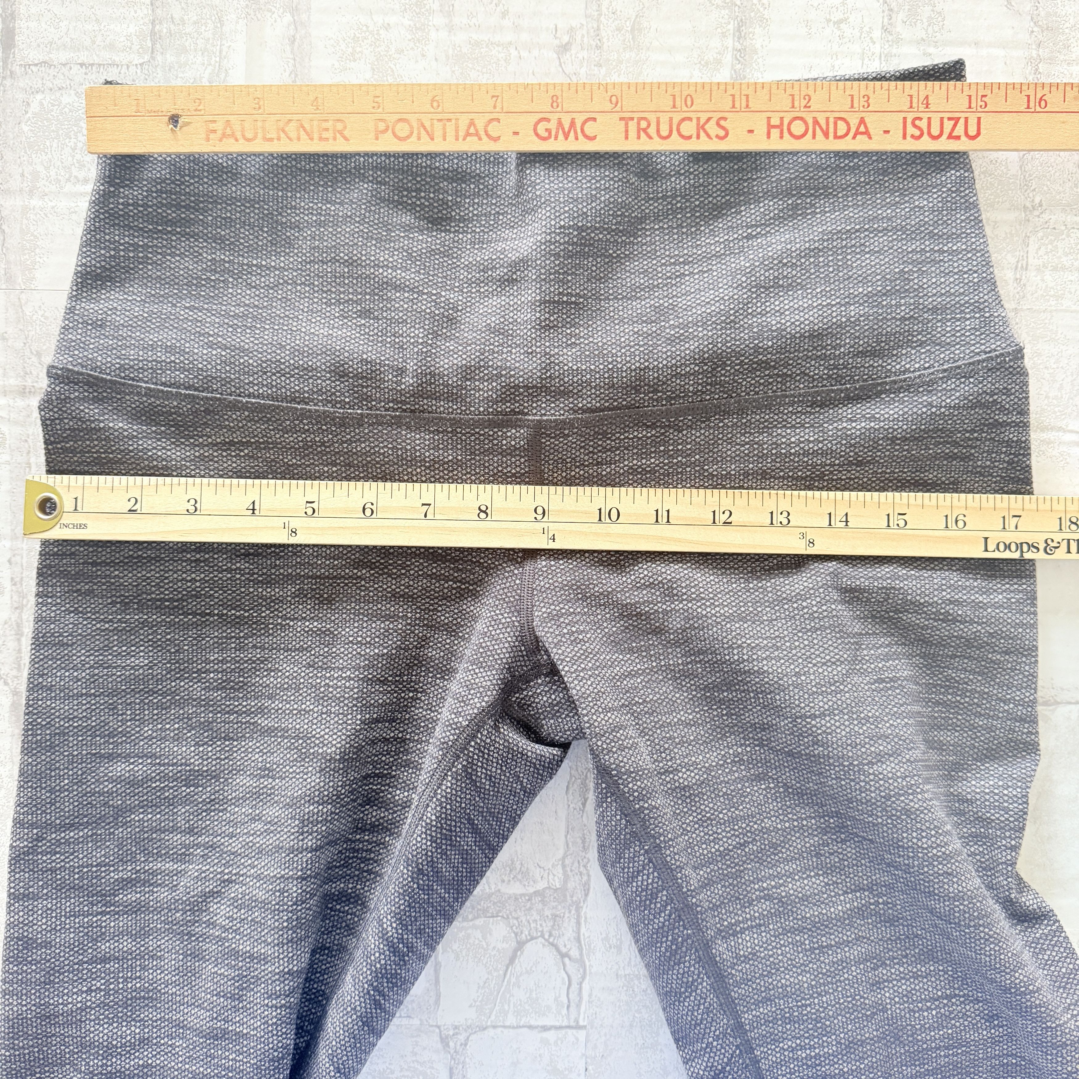 Lululemon Lululemon Wunder Under Hi Rise Diamond Jacquard Yoga Pant Size 34" / US 12 / IT 48 - 7 Thumbnail