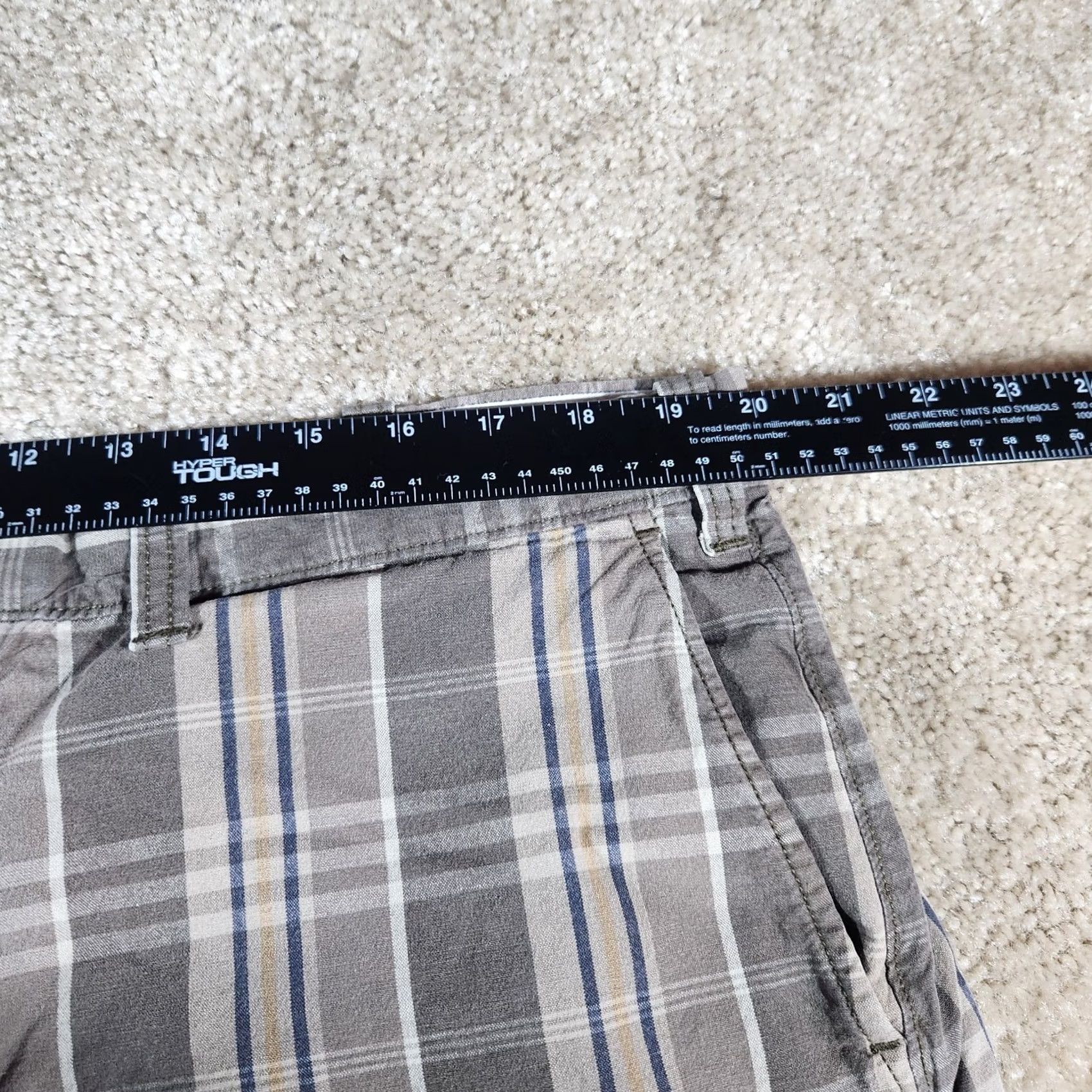 Eddie Bauer Eddie Bauer Men's Chino Shorts 40 Brown Plaid Legend Wash Size US 40 / EU 56 - 5 Thumbnail