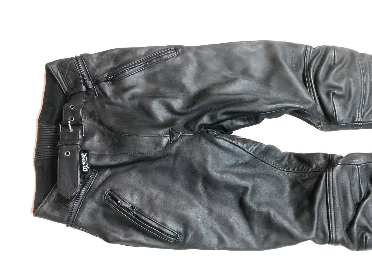 Dynamic MQP Racing Moto Leather Pants Vintage