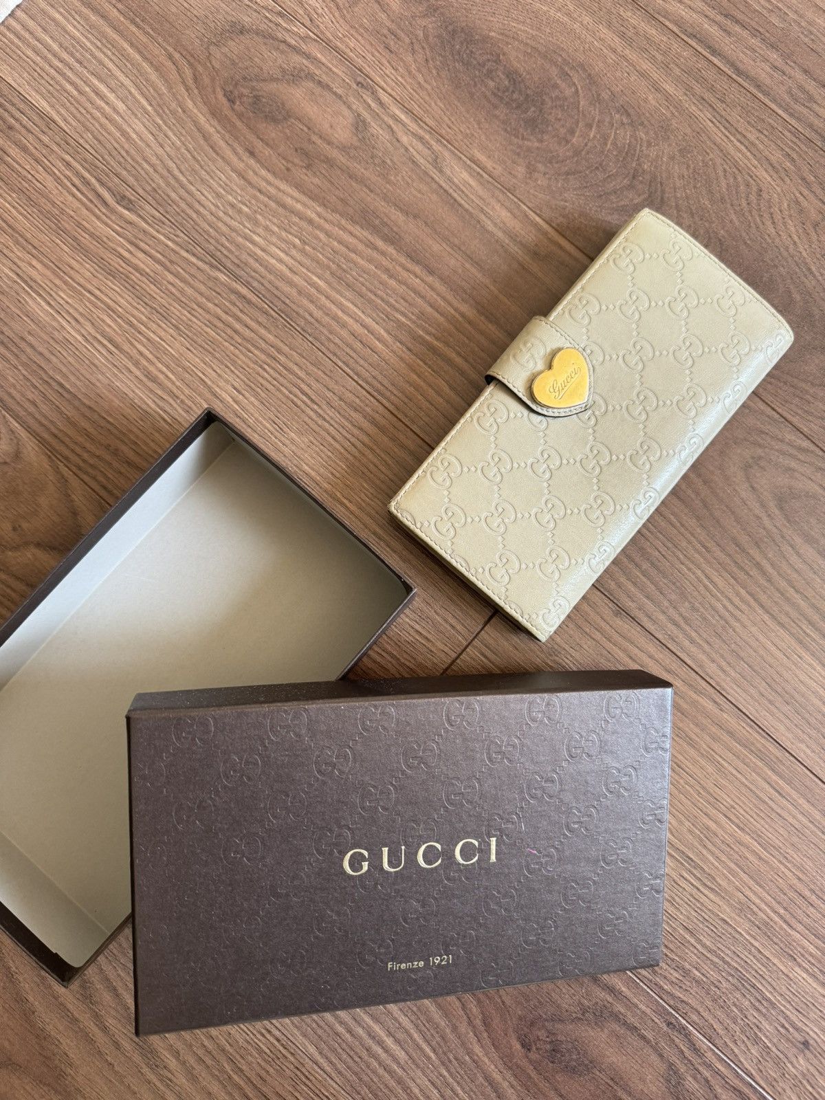 Gucci Gucci Guccissima Heart Wallet Size ONE SIZE - 1 Thumbnail